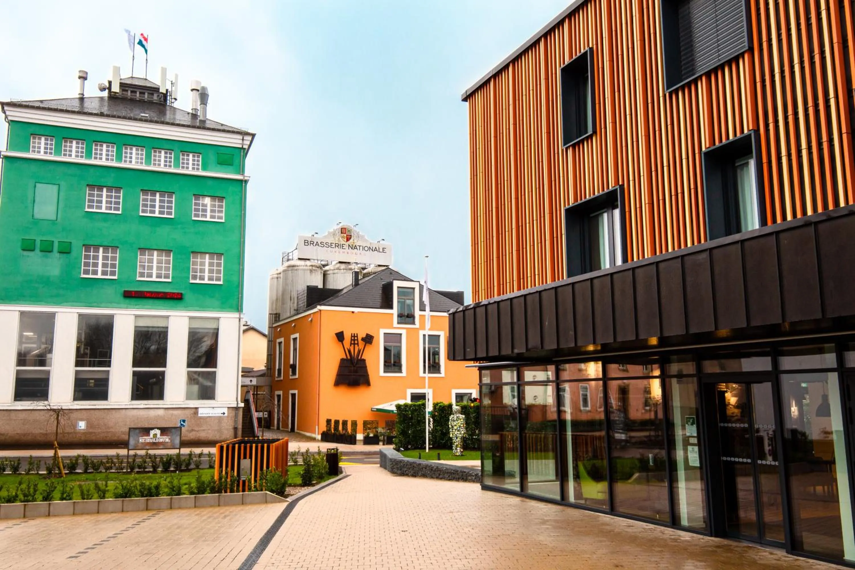 Property building in De Brauhotel - Hôtel de la Brasserie Nationale