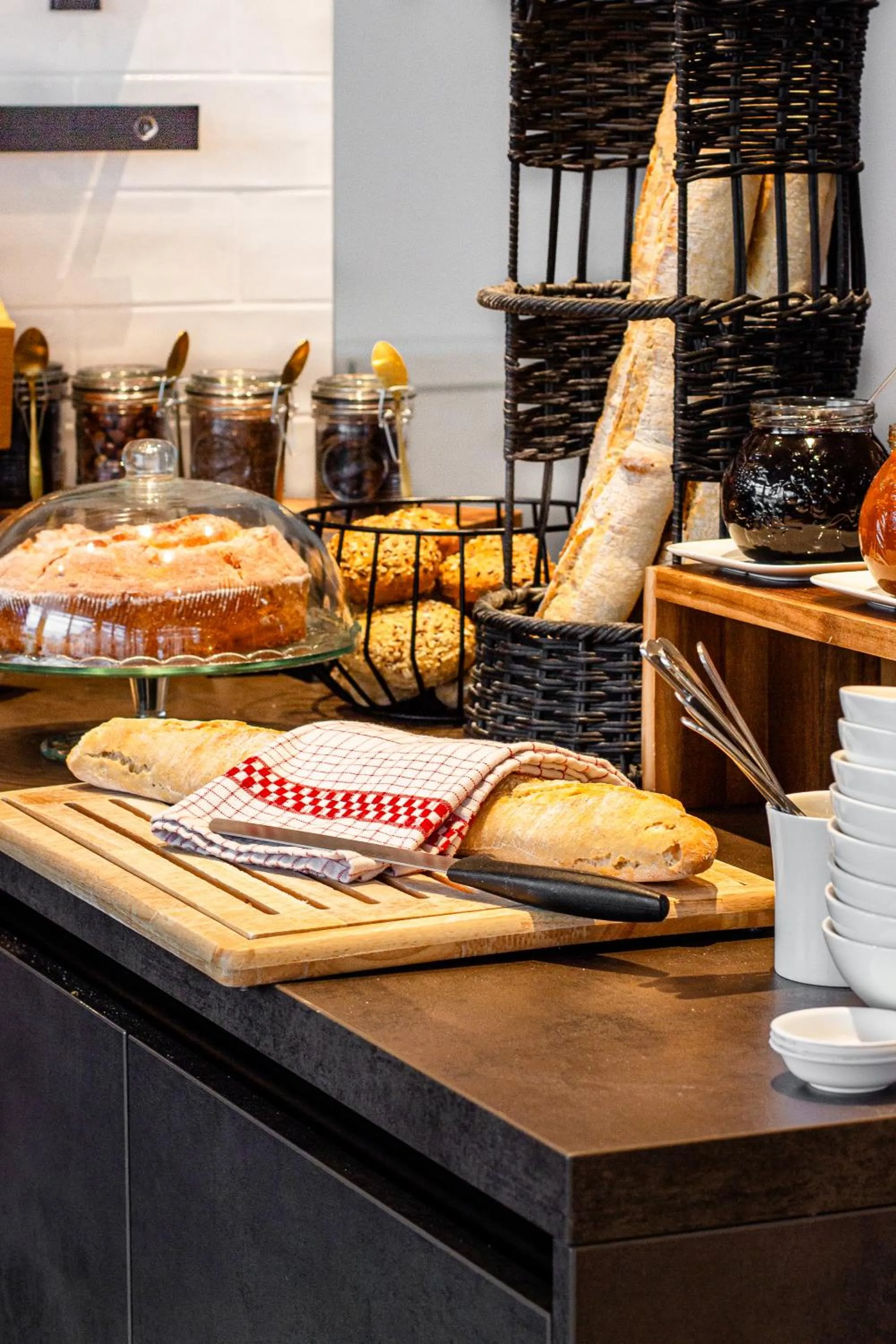 Food and drinks in De Brauhotel - Hôtel de la Brasserie Nationale