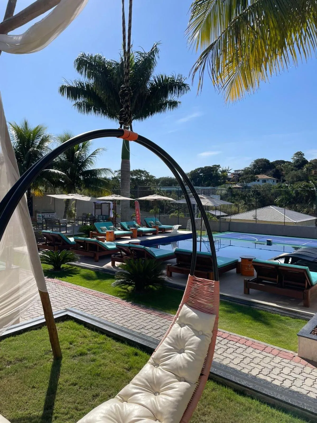 Patio in VIVER Pousada Club & Restaurante
