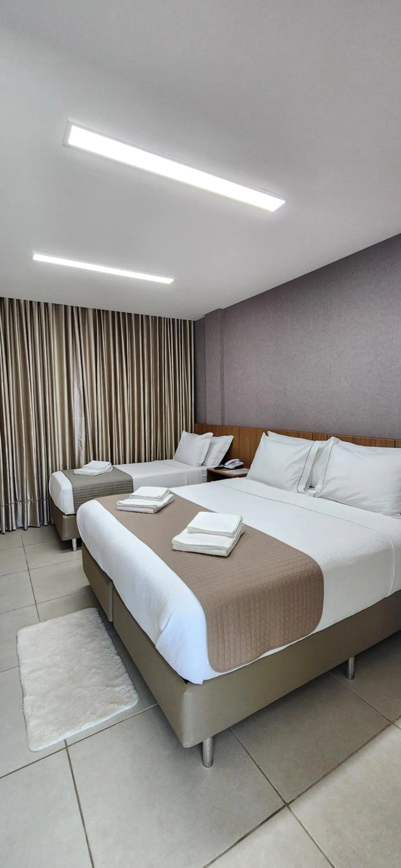 Bed in VIVER Pousada Club & Restaurante