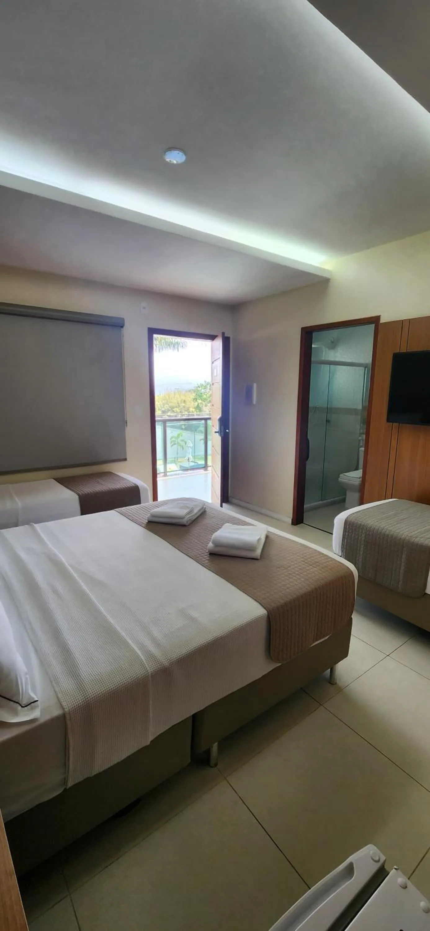 Bed in VIVER Pousada Club & Restaurante