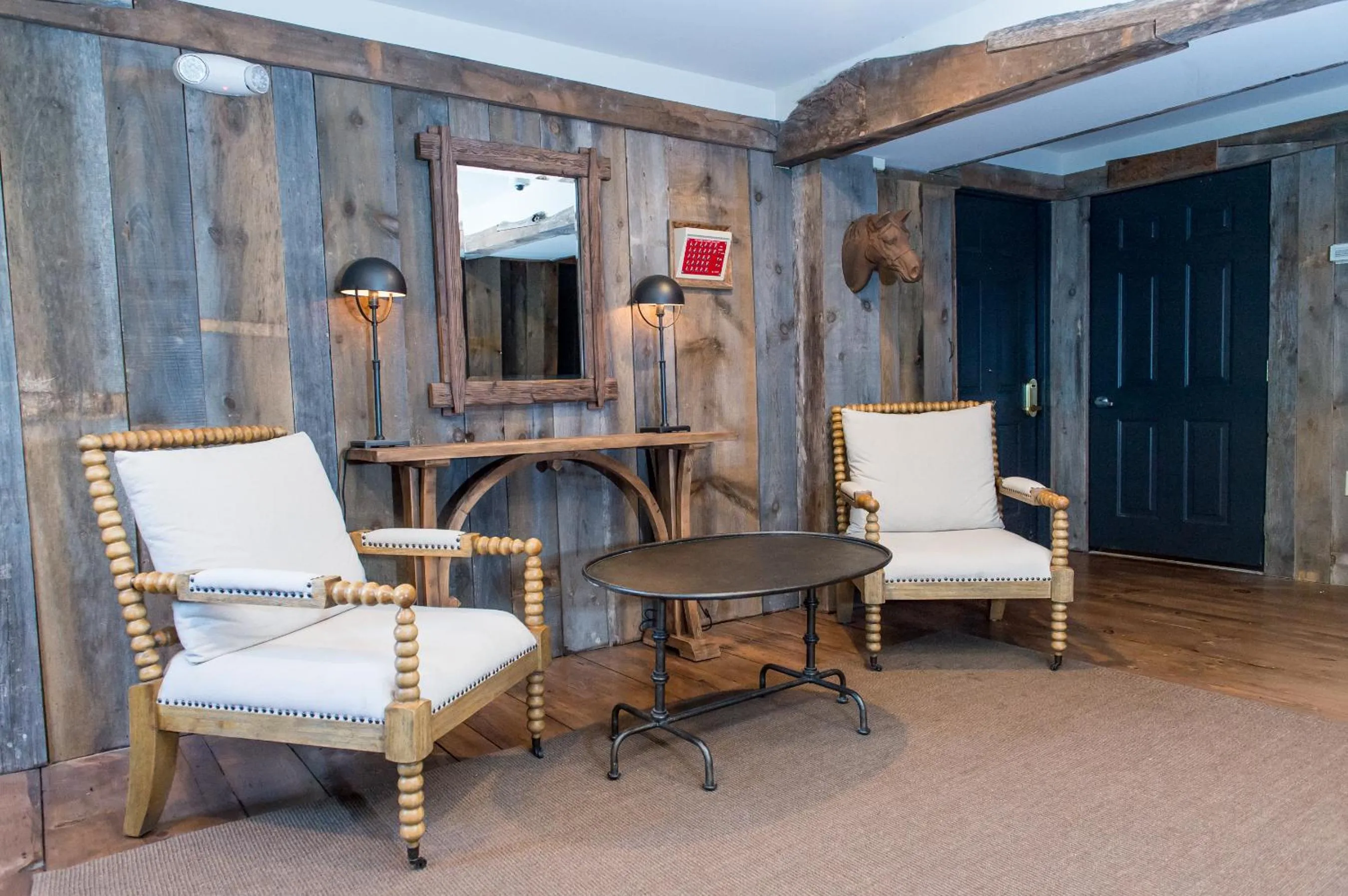 Seating area in Three Chimneys Inn