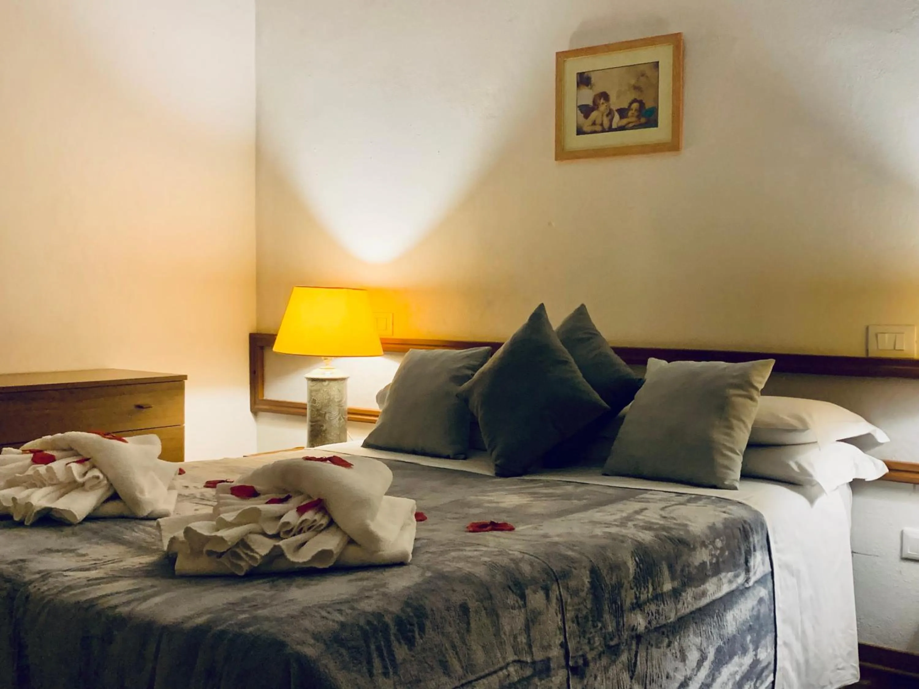 Bed in Hotel Cristallo Gran Sasso