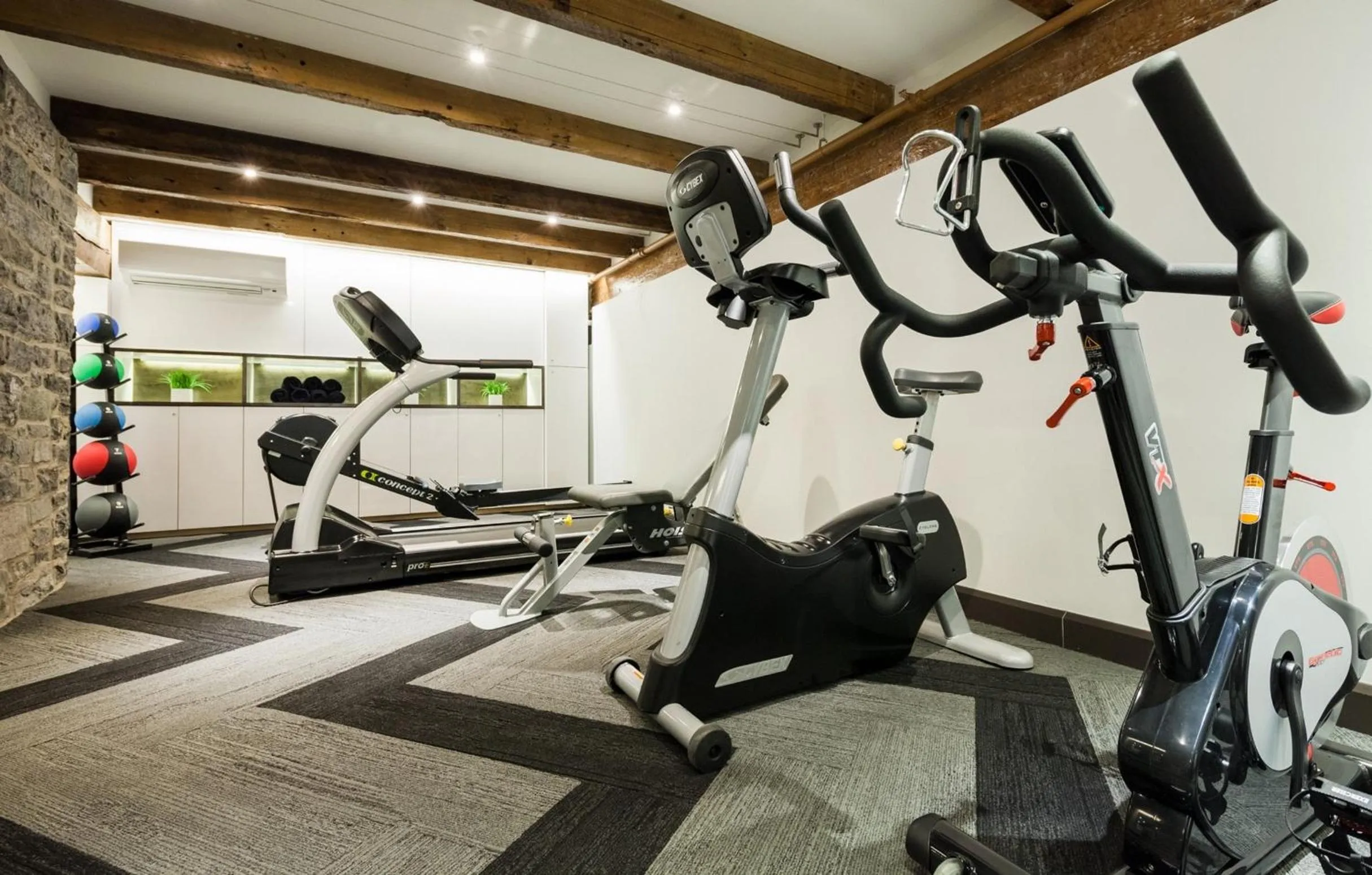 Fitness centre/facilities in Hôtel des Coutellier