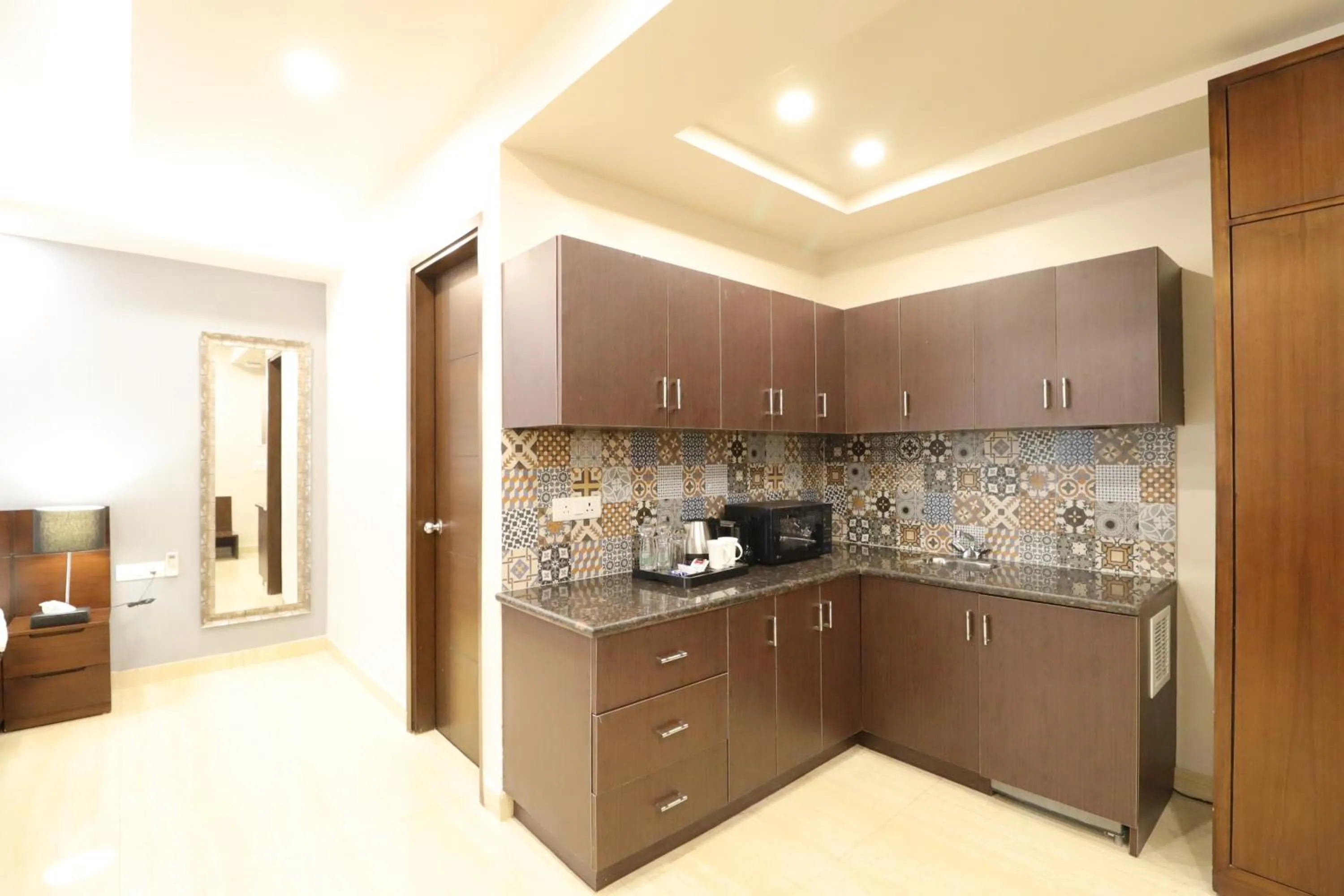 Kitchen or kitchenette in Ahuja Residency City Centre