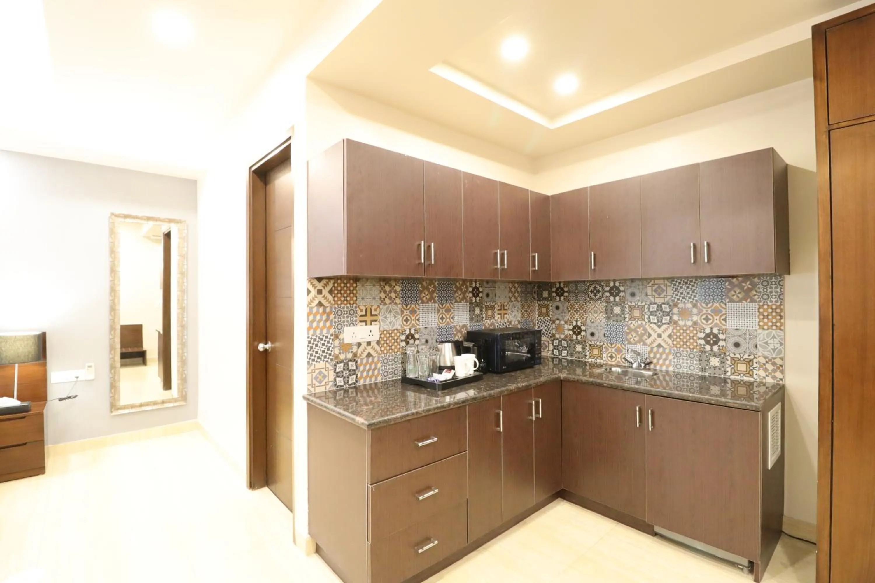 Kitchen or kitchenette in Ahuja Residency City Centre