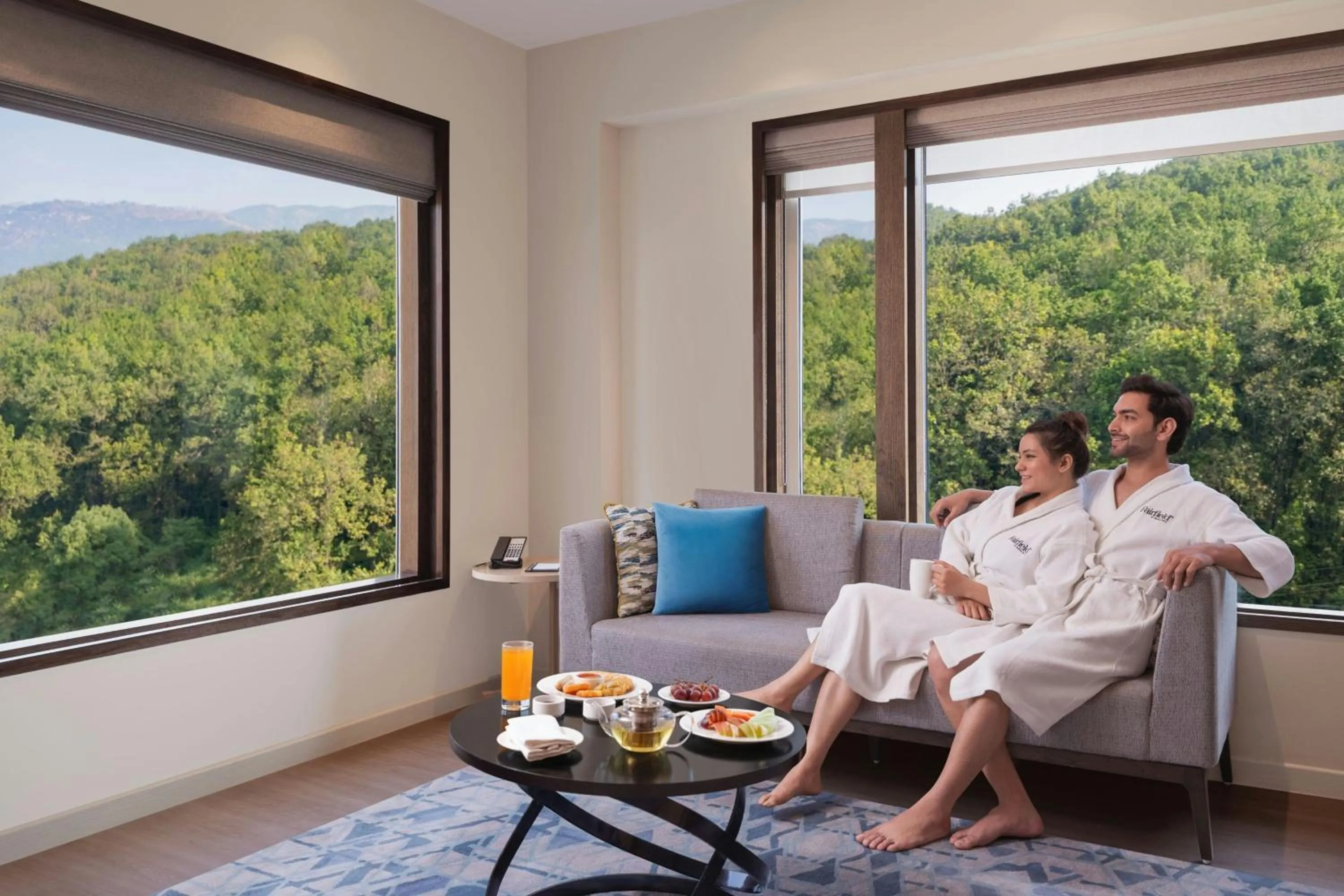 Living room in Fairfield by Marriott Dehradun