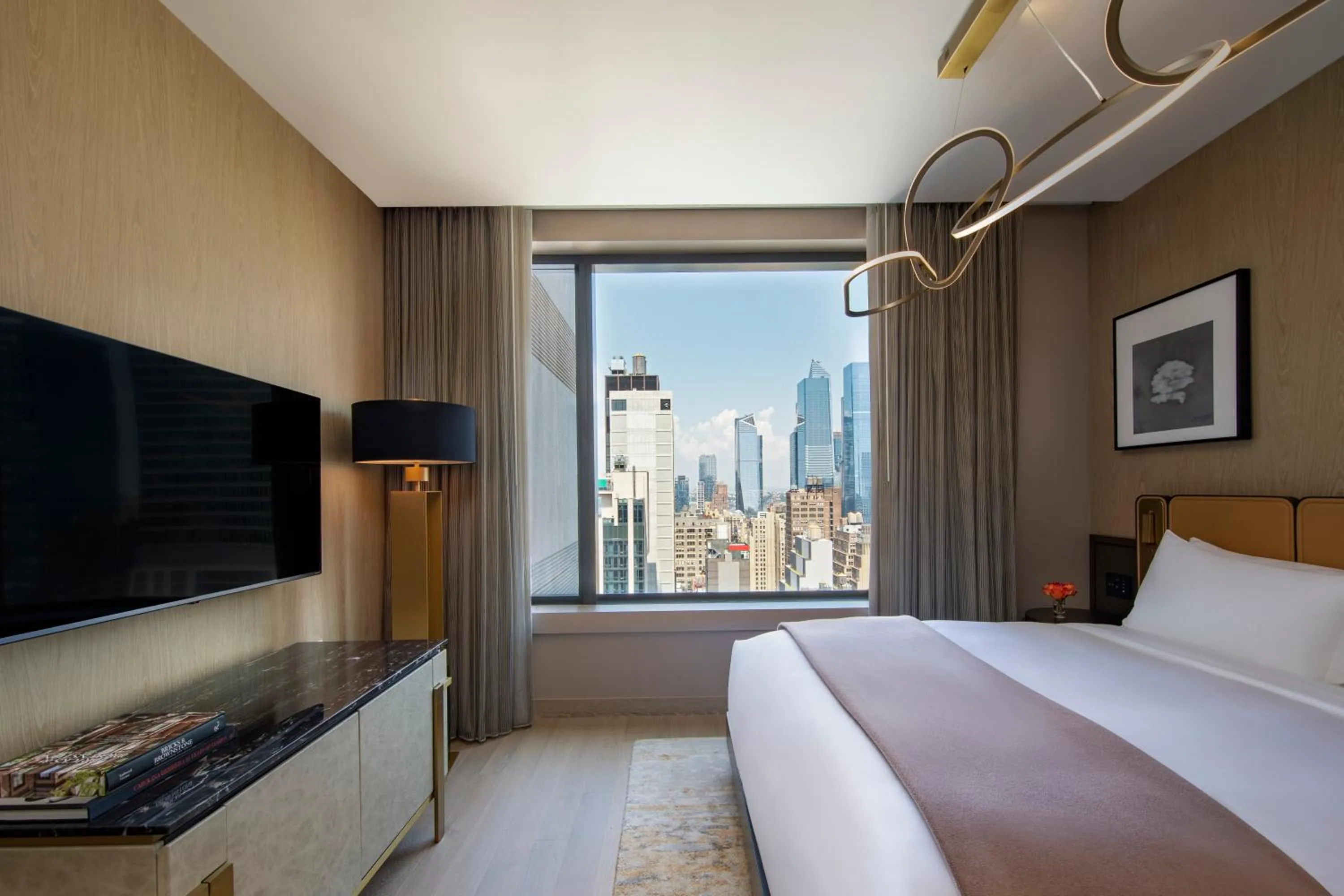 View (from property/room), Bed in The Ritz-Carlton New York, NoMad