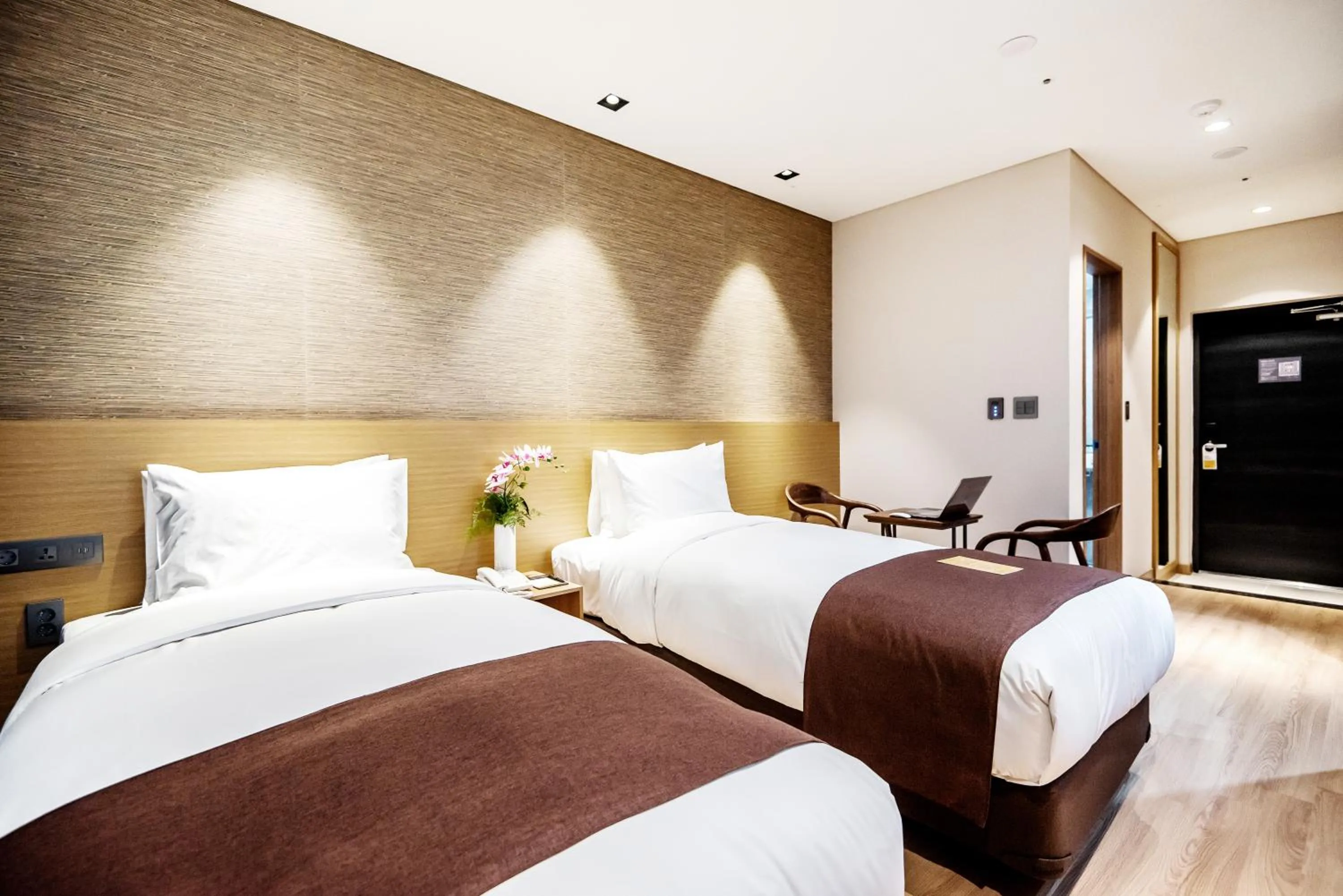 Bed in Intrada Icheon Hotel