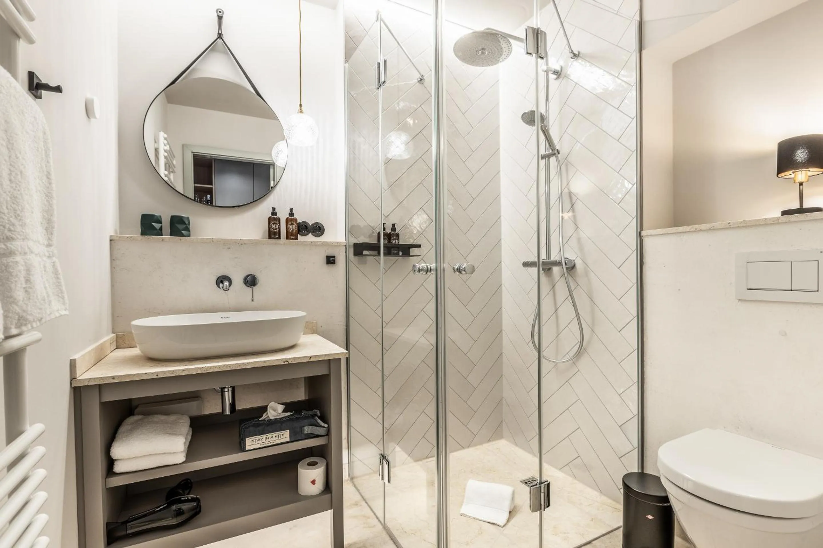 Shower in I LOVE SYLT Hotel Terminus ADULTS ONLY