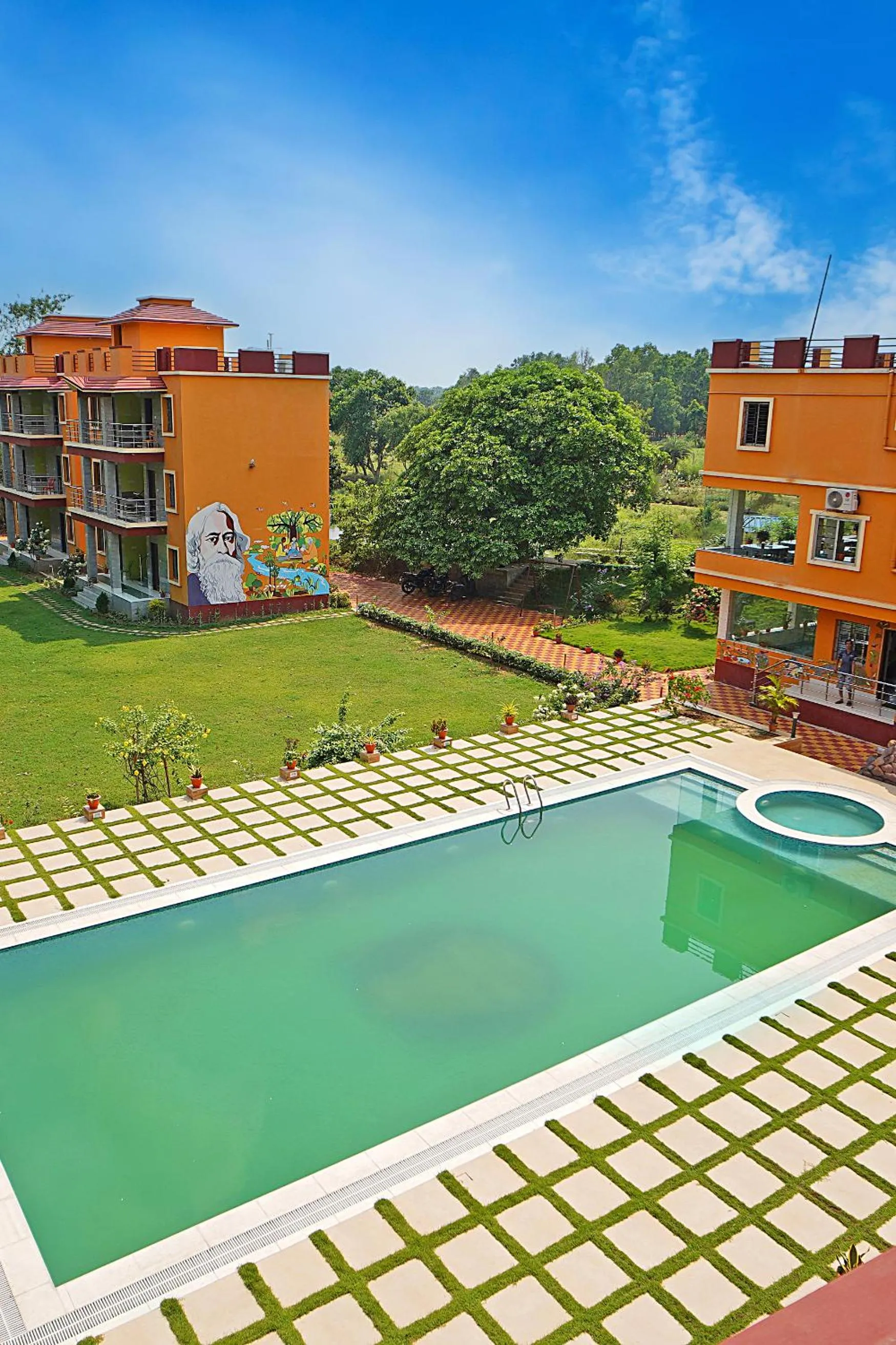 Property building in Resort Neel Nirjan !! Best Family Couple friendly family Resort!!