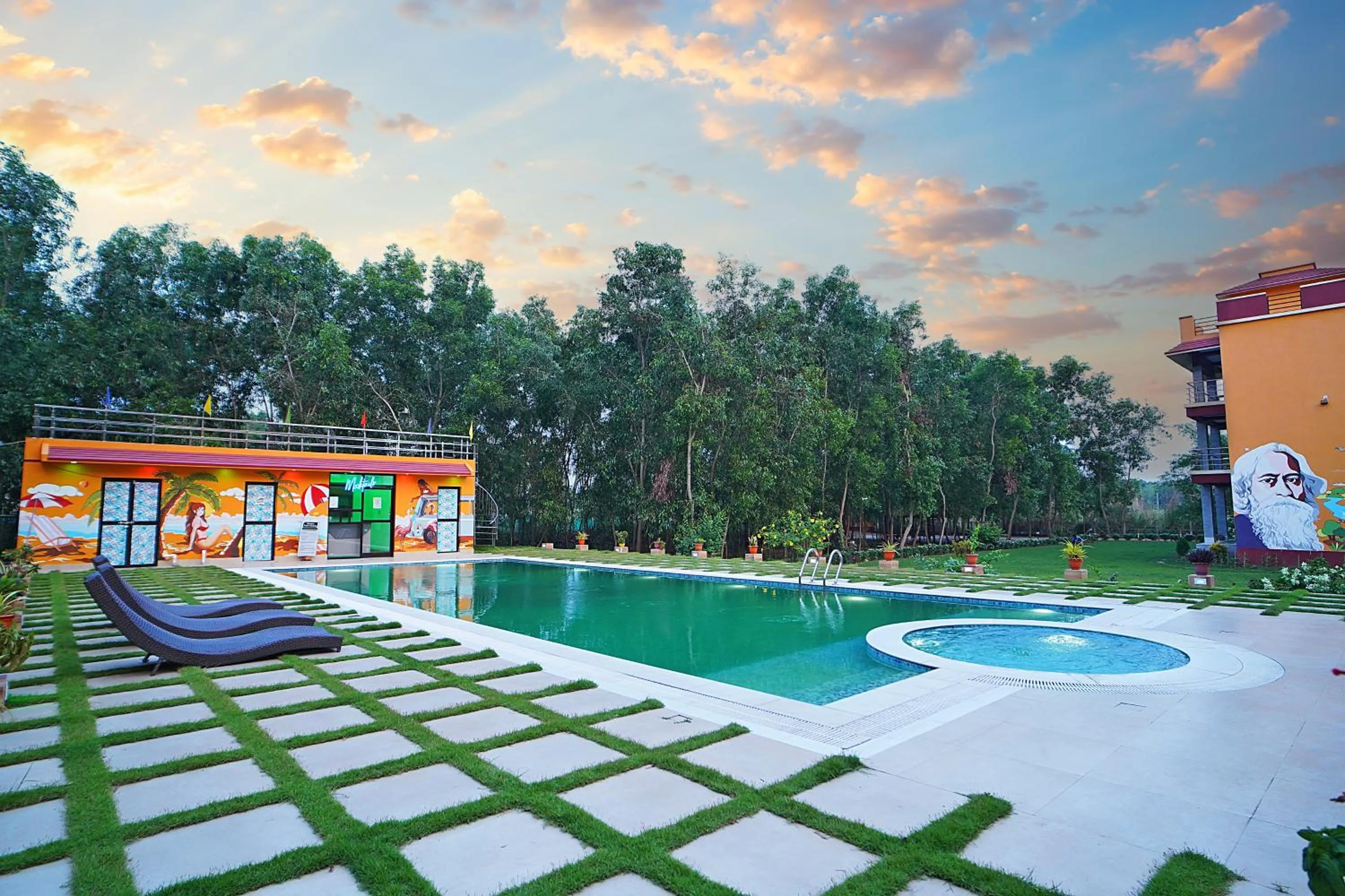 Spring in Resort Neel Nirjan !! Best Family Couple friendly family Resort!!