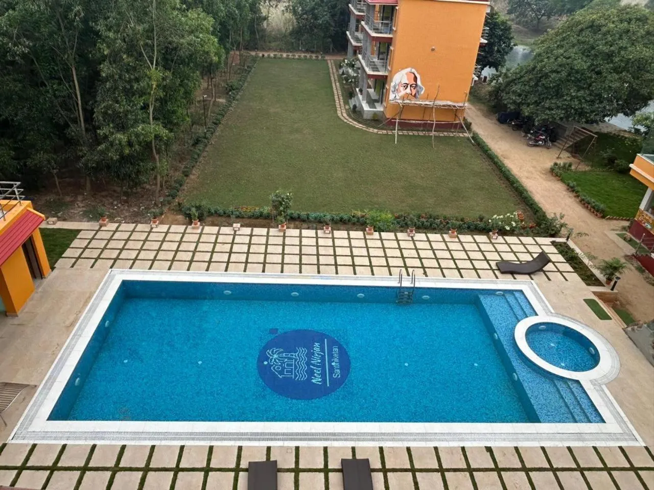 Property building in Resort Neel Nirjan !! Best Family Couple friendly family Resort!!