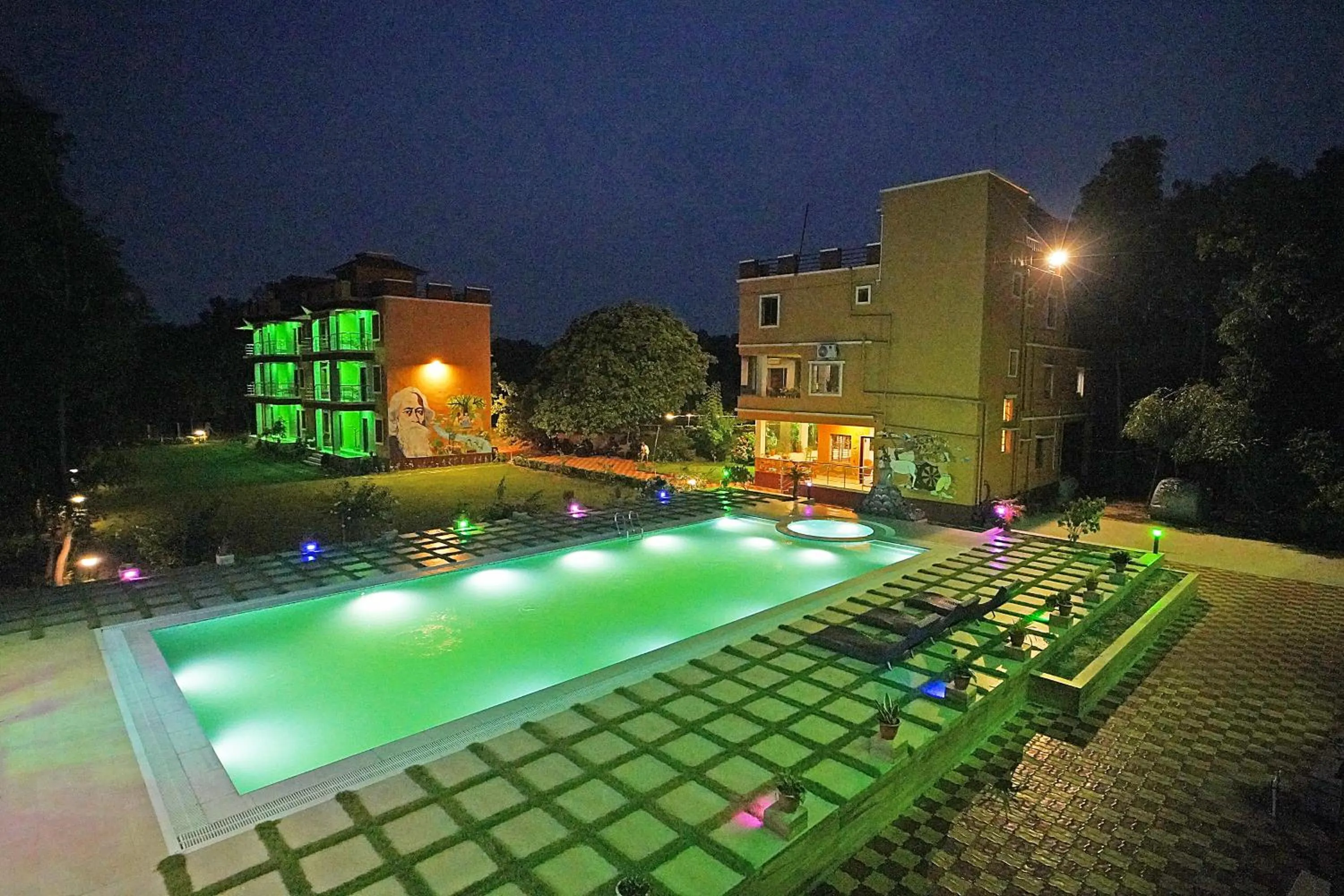 Property building in Resort Neel Nirjan !! Best Family Couple friendly family Resort!!