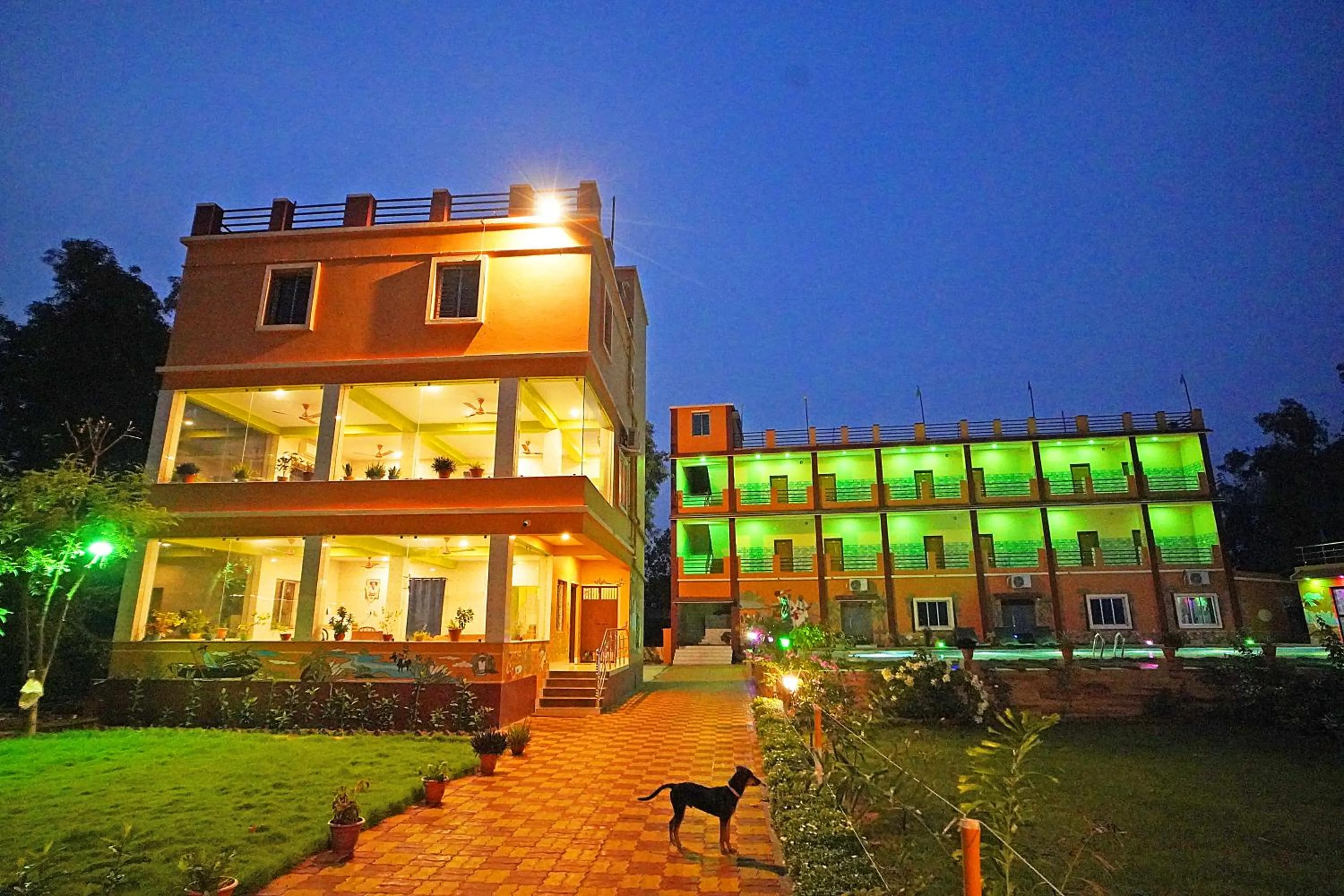 Property building in Resort Neel Nirjan !! Best Family Couple friendly family Resort!!