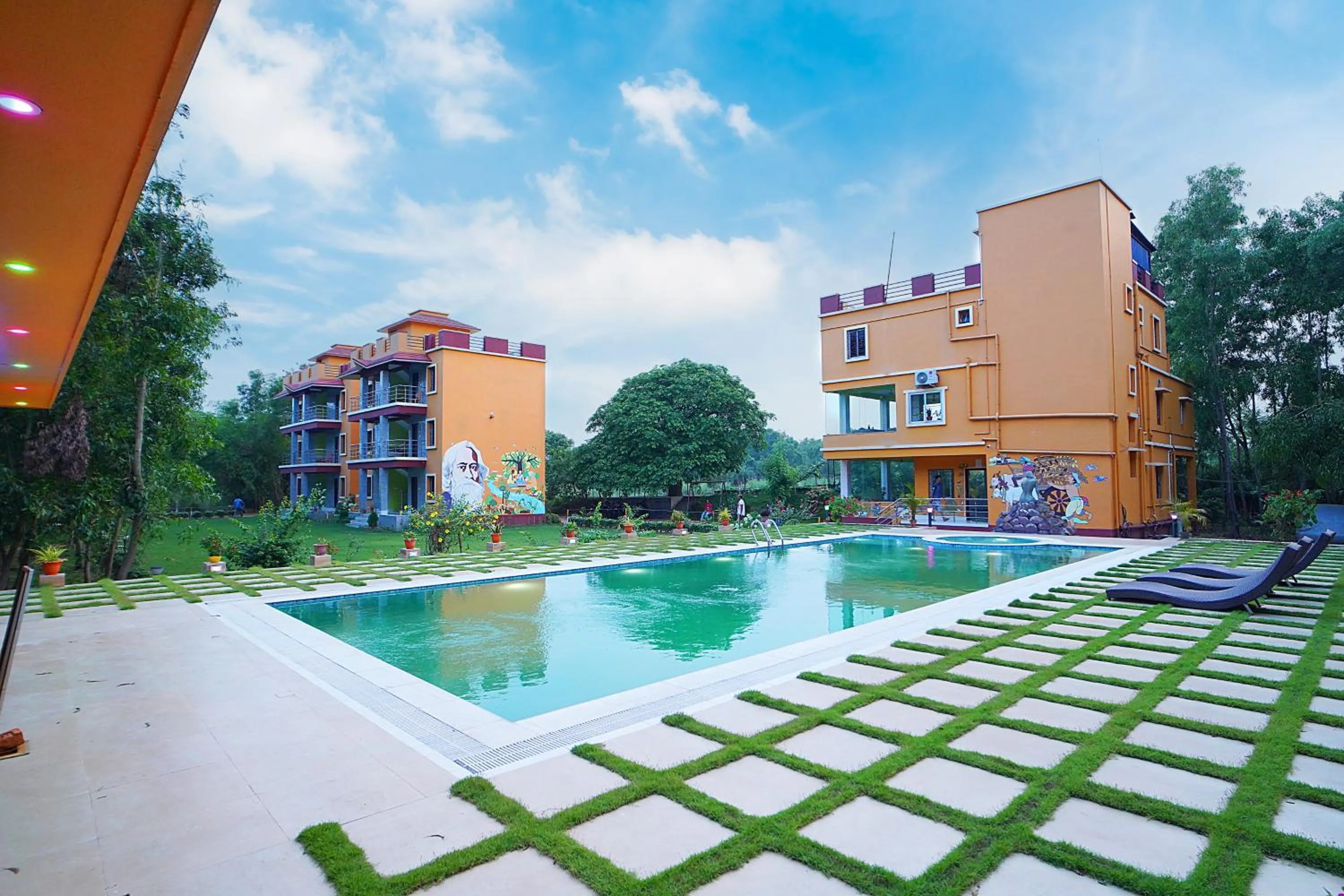 Property building in Resort Neel Nirjan !! Best Family Couple friendly family Resort!!