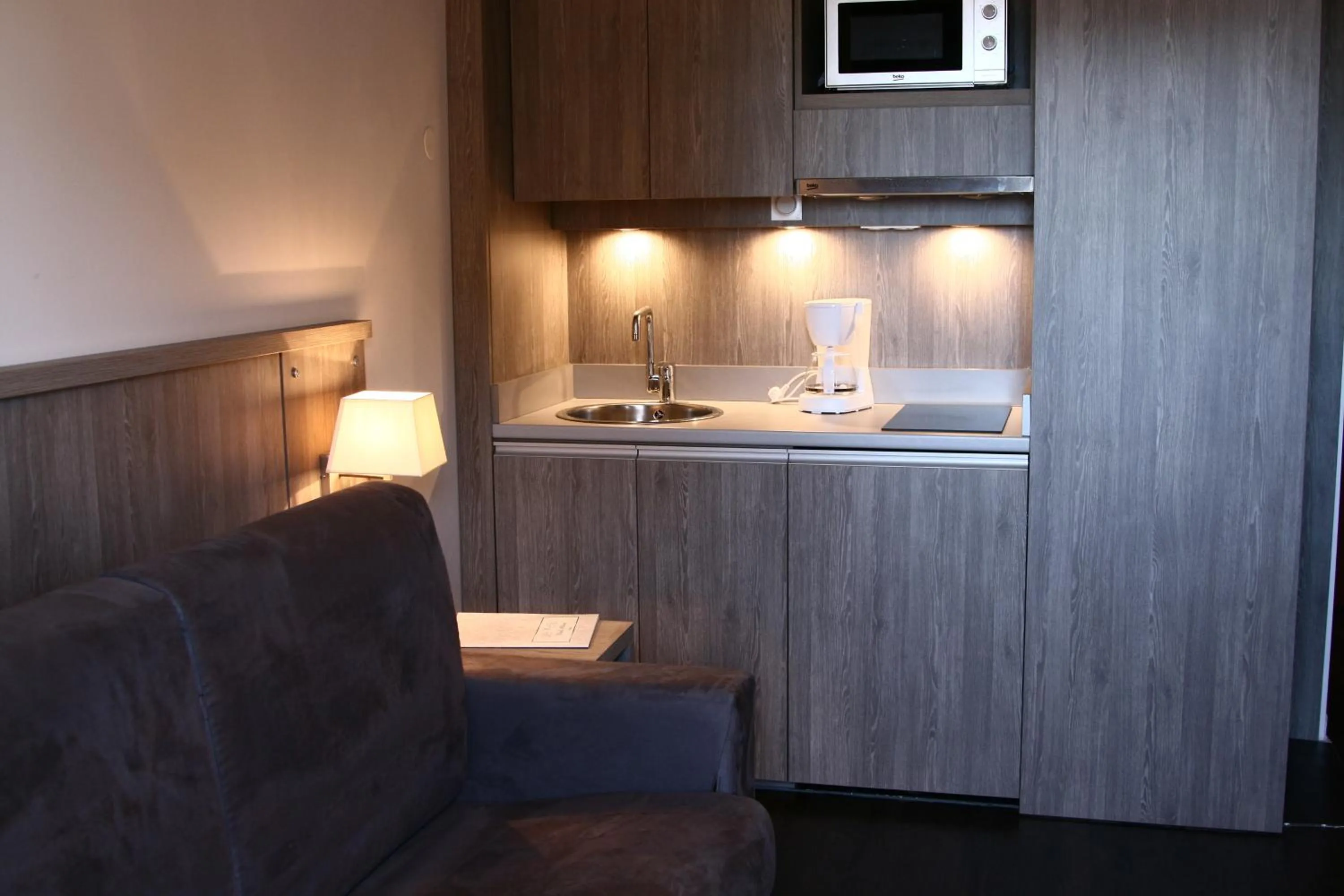 Kitchen or kitchenette in Hôtel Albion