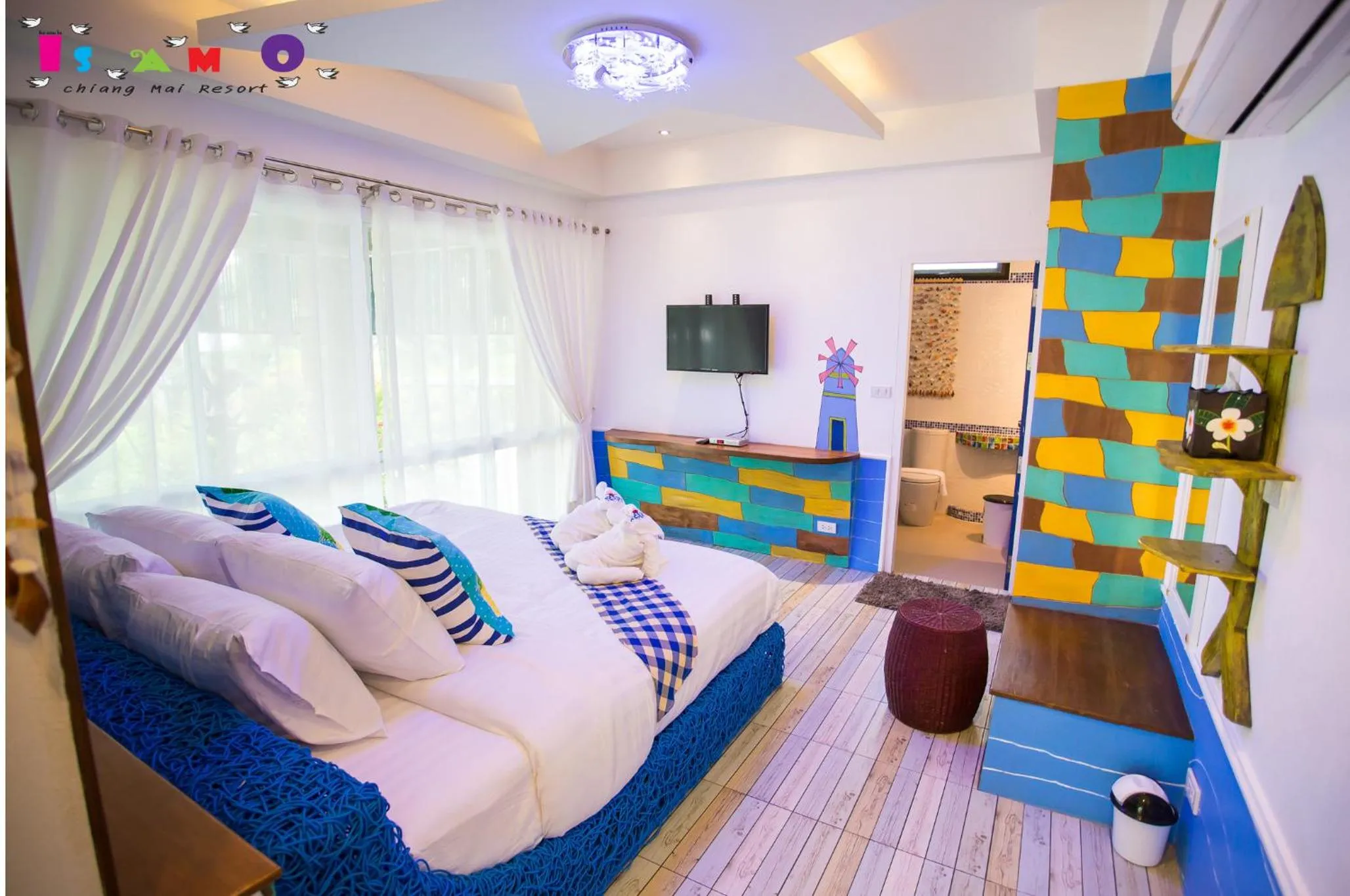 Bed in Is Am O Chiang Mai Resort