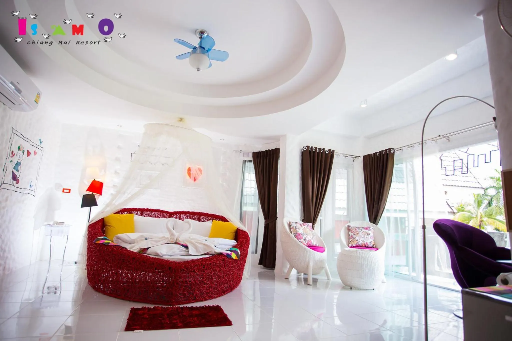 Bed in Is Am O Chiang Mai Resort