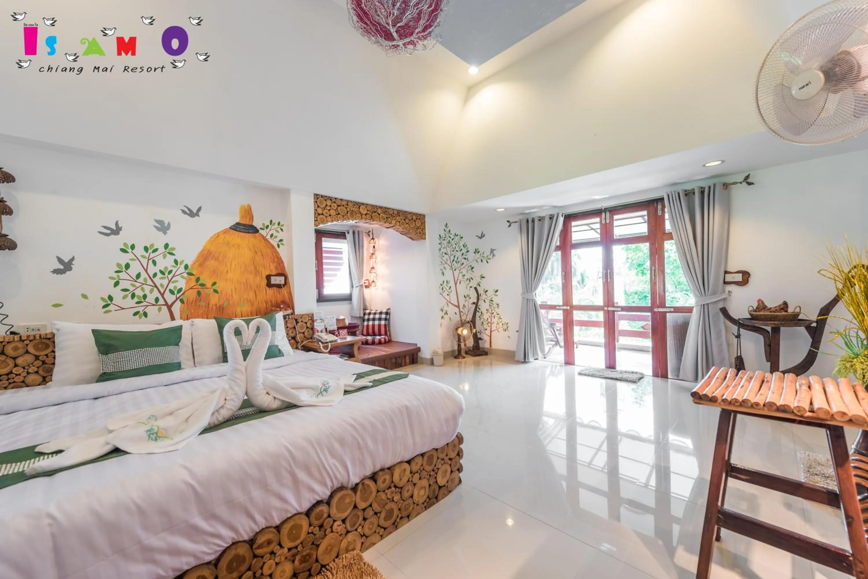 Bed in Is Am O Chiang Mai Resort