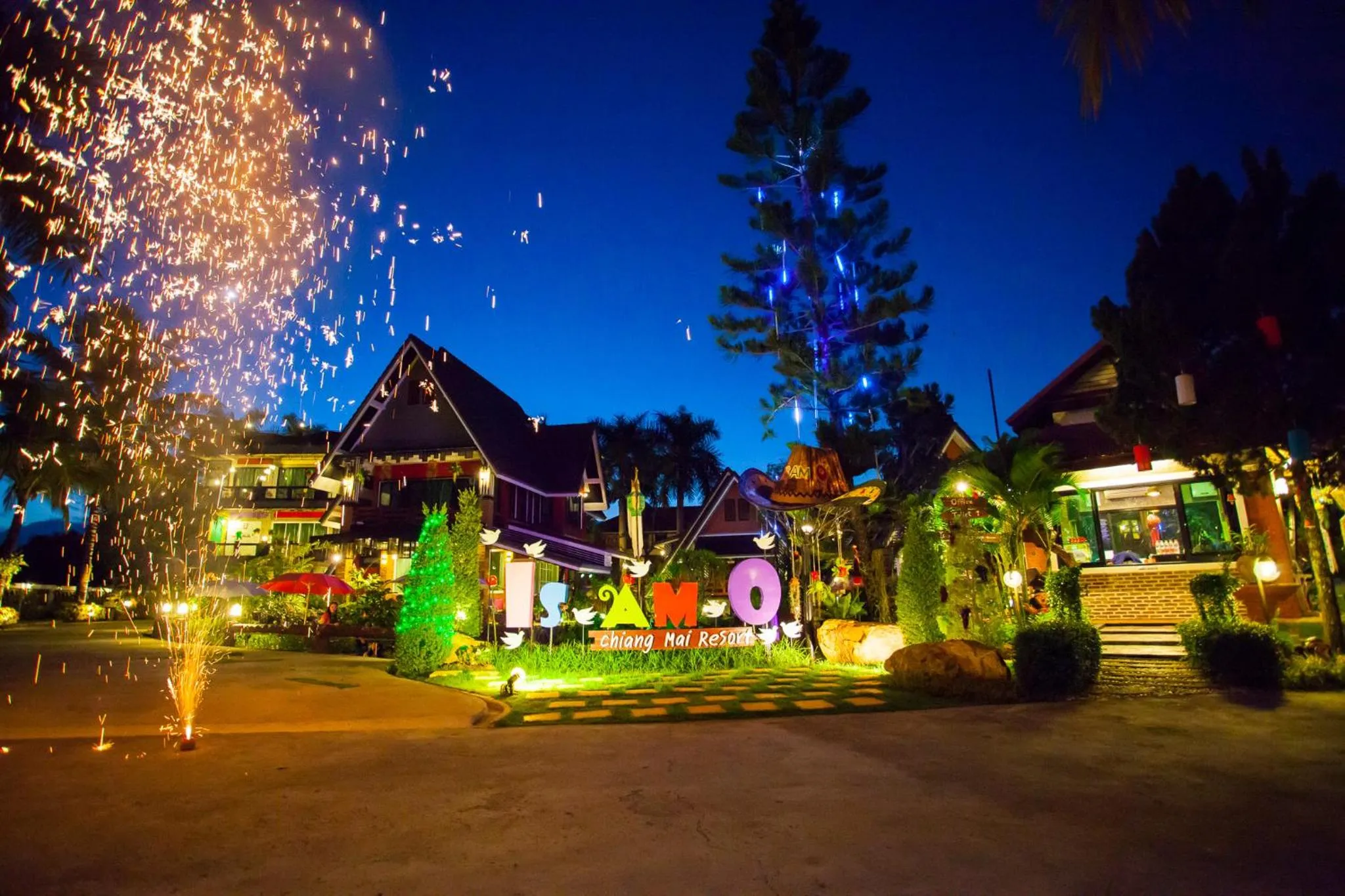 Property building in Is Am O Chiang Mai Resort