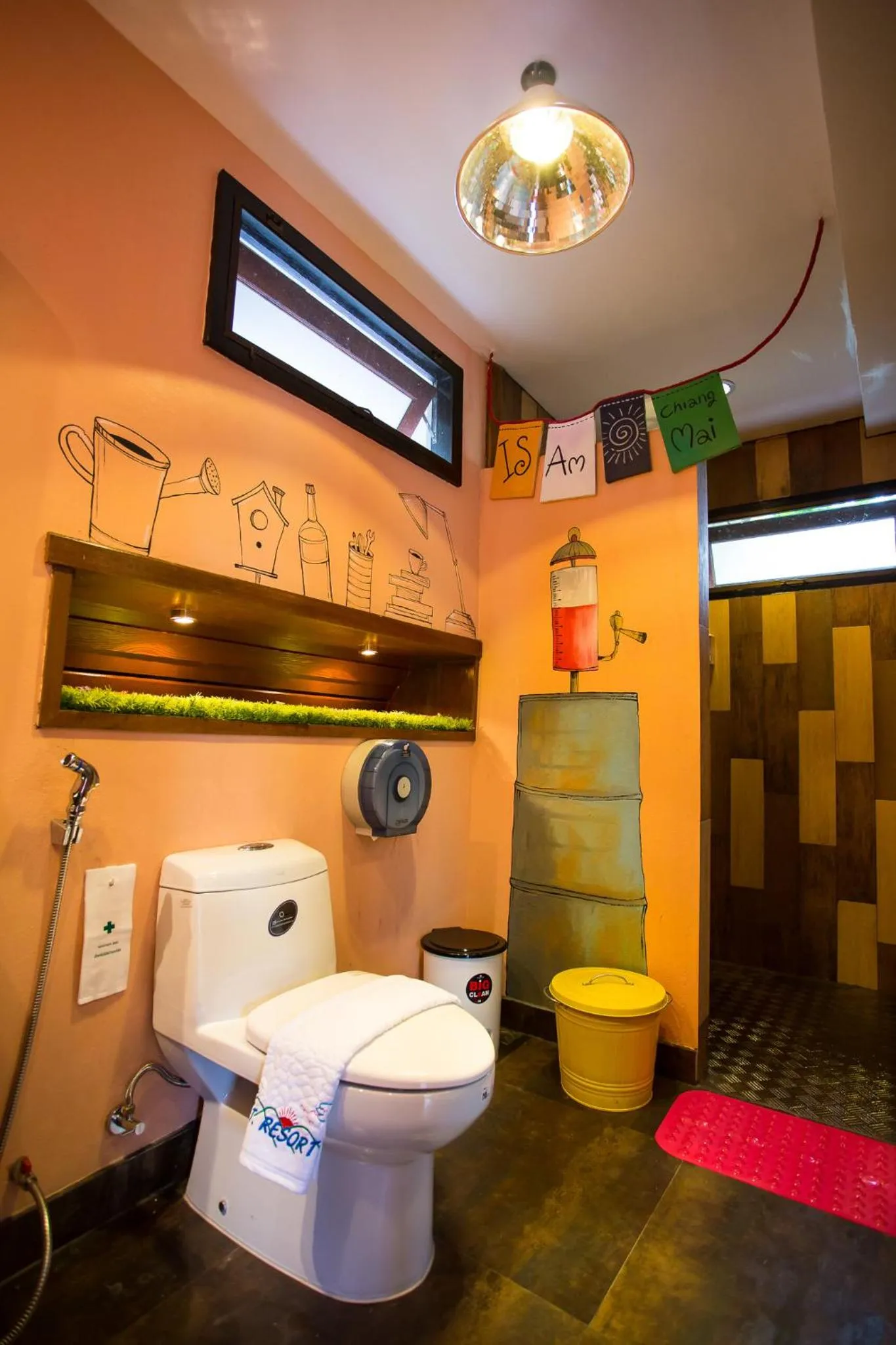 Toilet in Is Am O Chiang Mai Resort