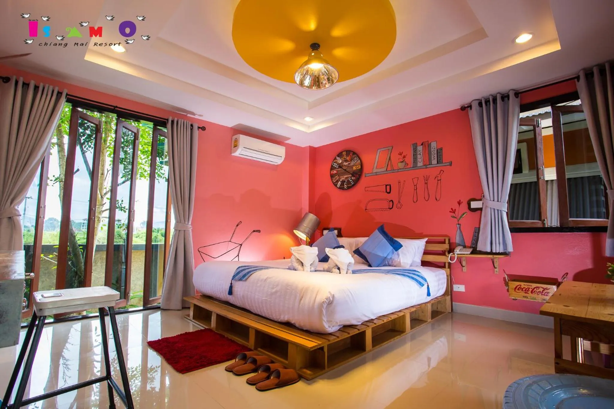 Bed in Is Am O Chiang Mai Resort