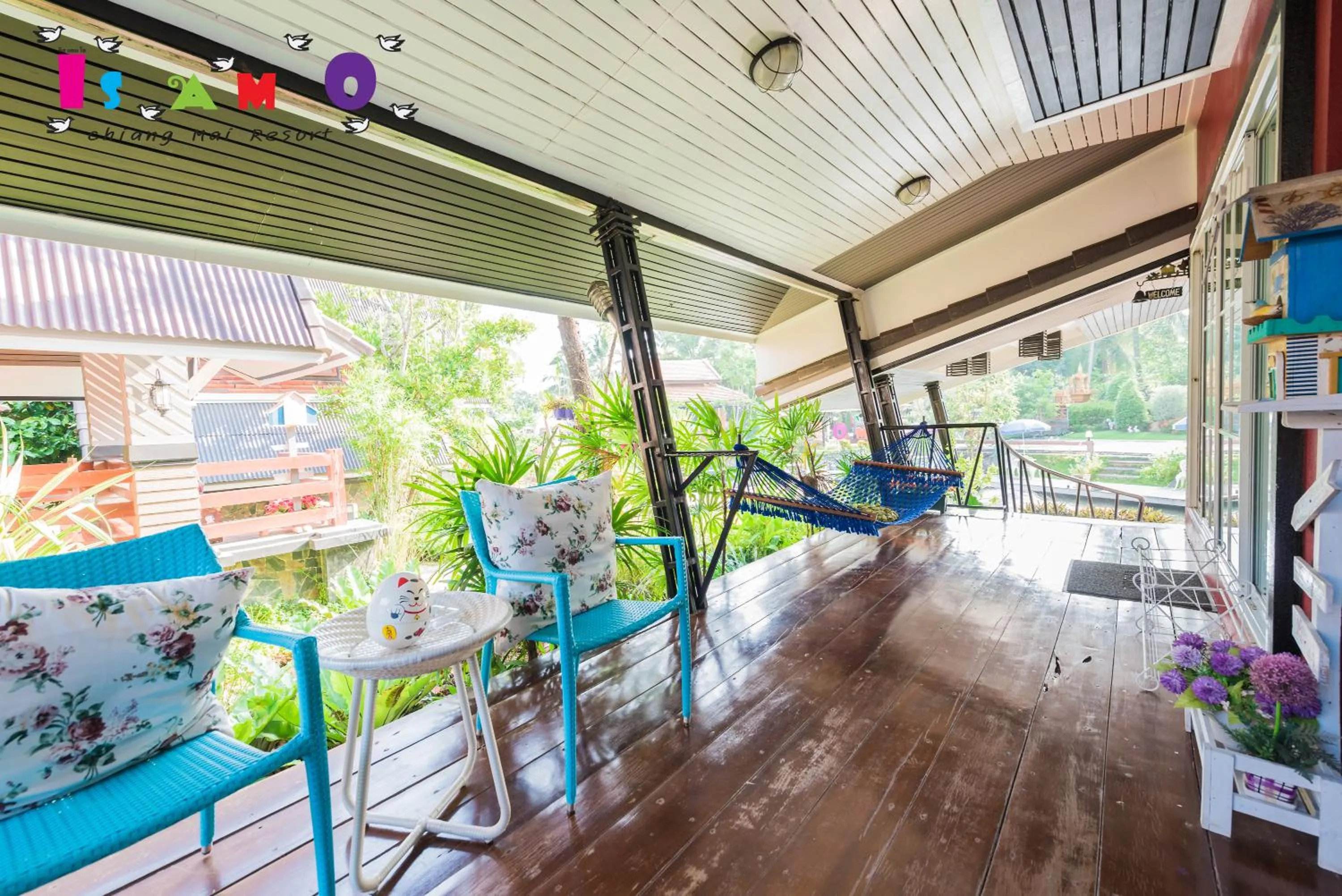 Balcony/Terrace in Is Am O Chiang Mai Resort