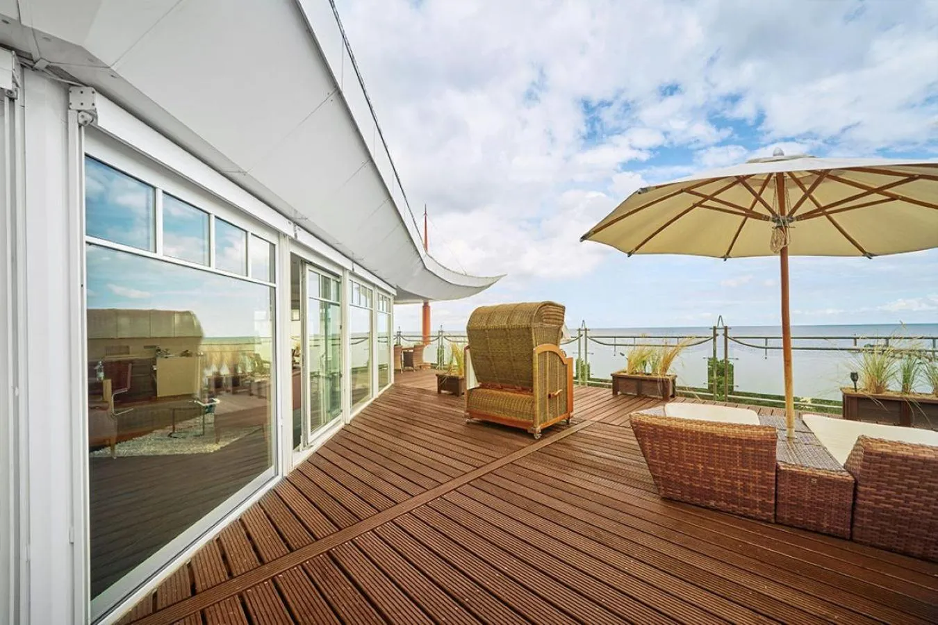 View (from property/room) in Strandpalais Prinz von Preussen - Anbau vom Strandhotel Preussenhof