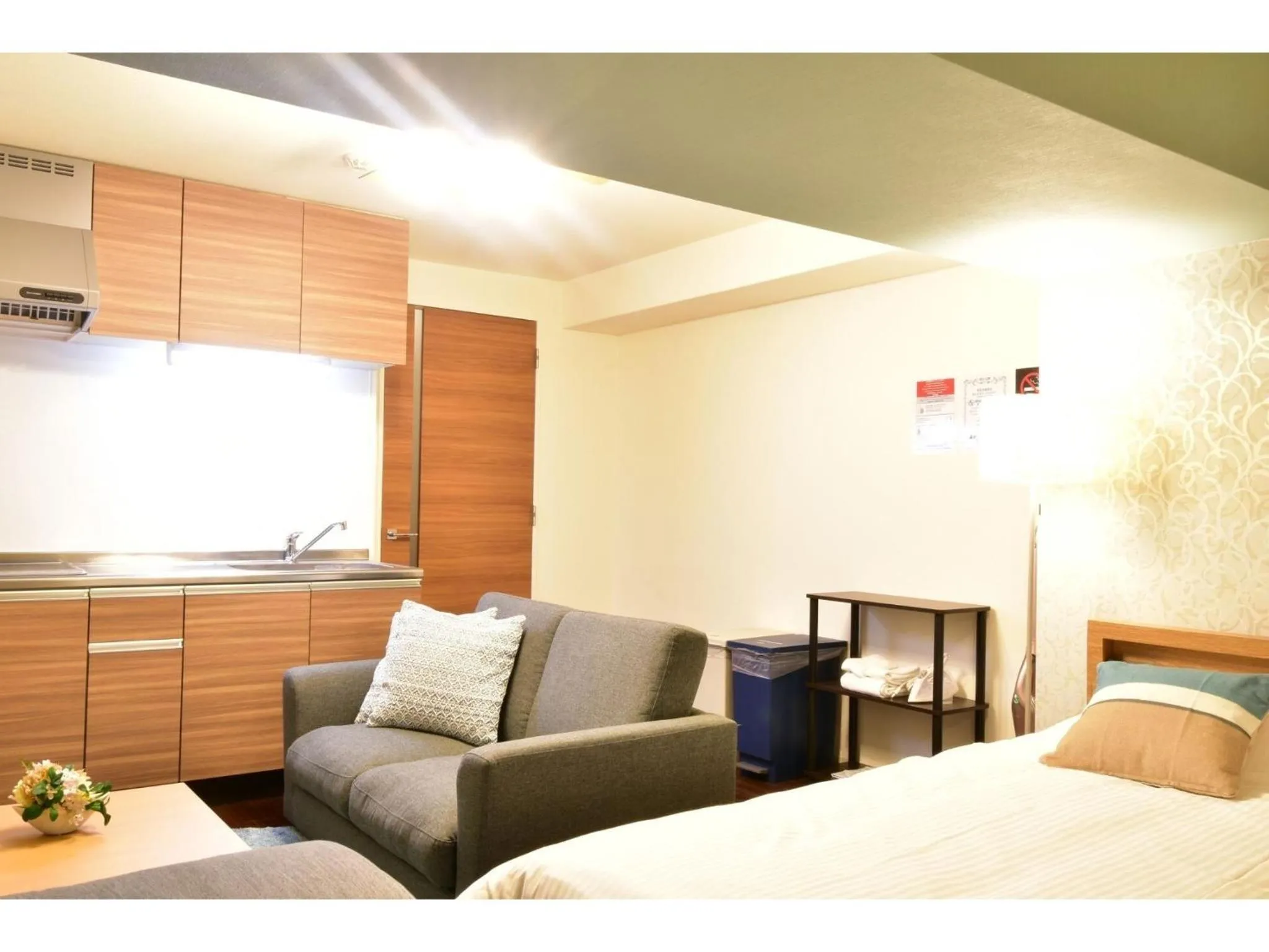 Bed in Alphabed Takamatsu Furujinmachi - Vacation STAY 11904