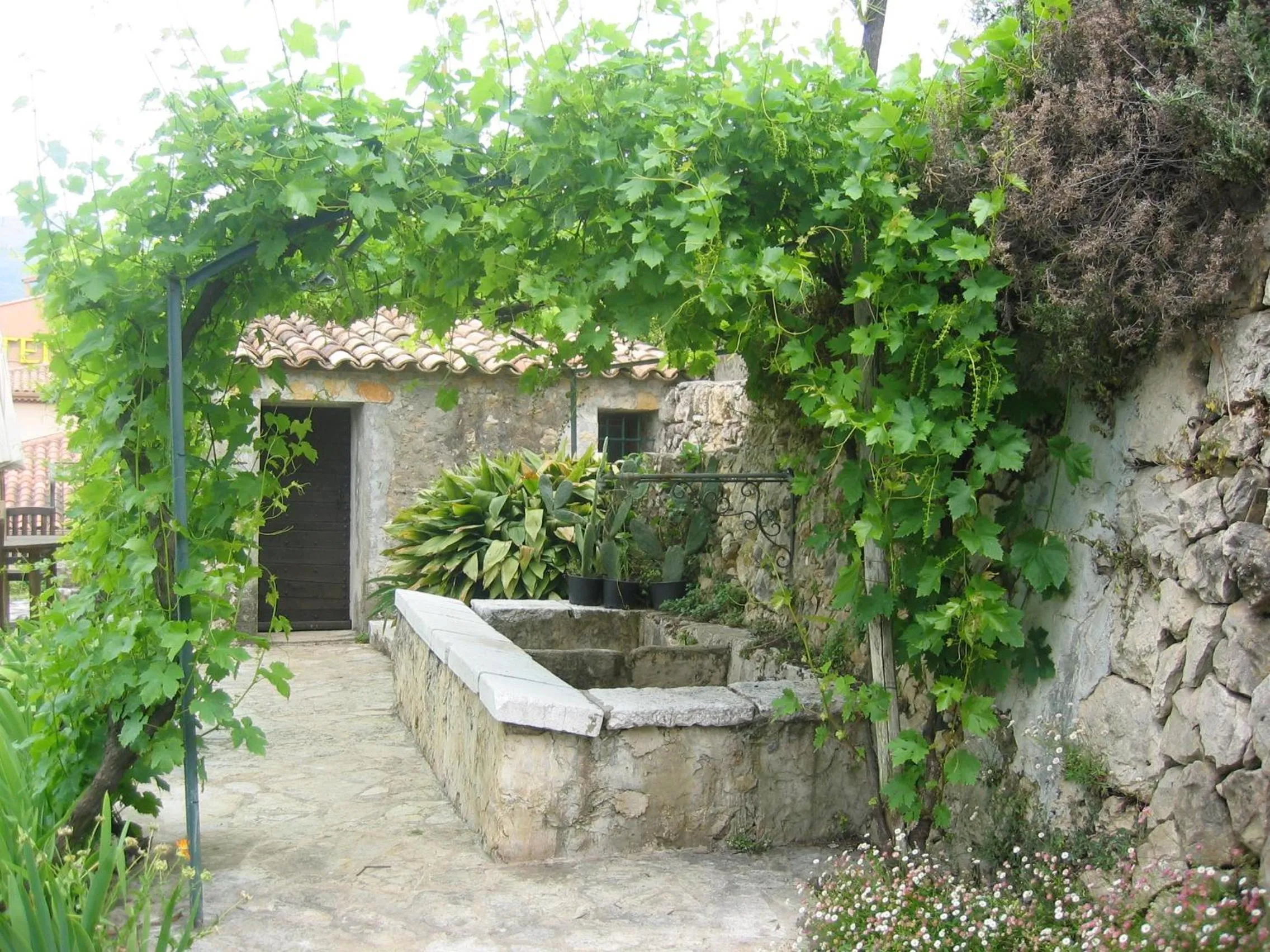 Balcony/Terrace in Mas de Vence - Hotel-Restaurant
