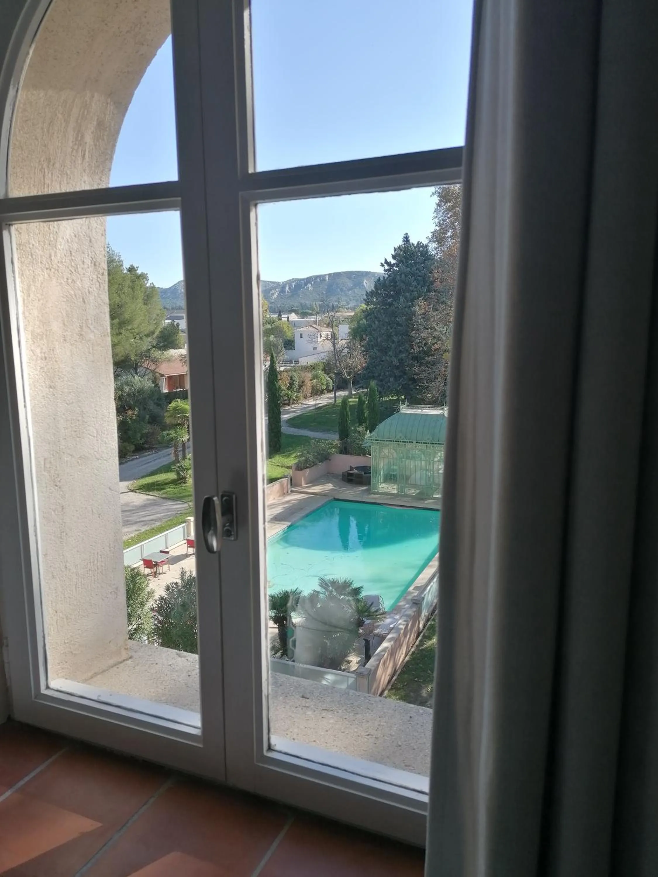 Garden view in DOMAINE DE LA NERTHE- HOTEL PROVENCE MEDITERRANEE