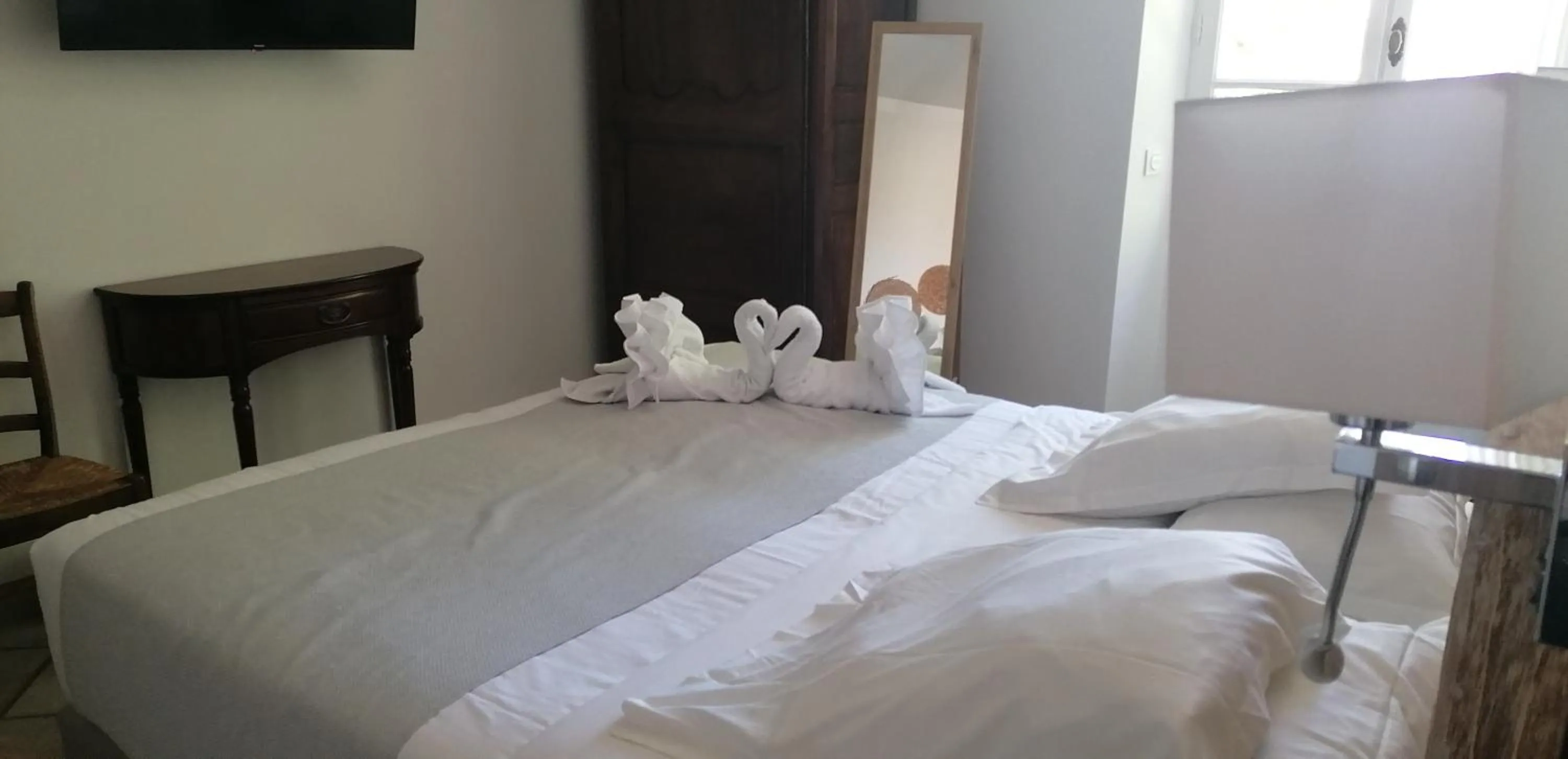 Photo of the whole room, Bed in DOMAINE DE LA NERTHE- HOTEL PROVENCE MEDITERRANEE