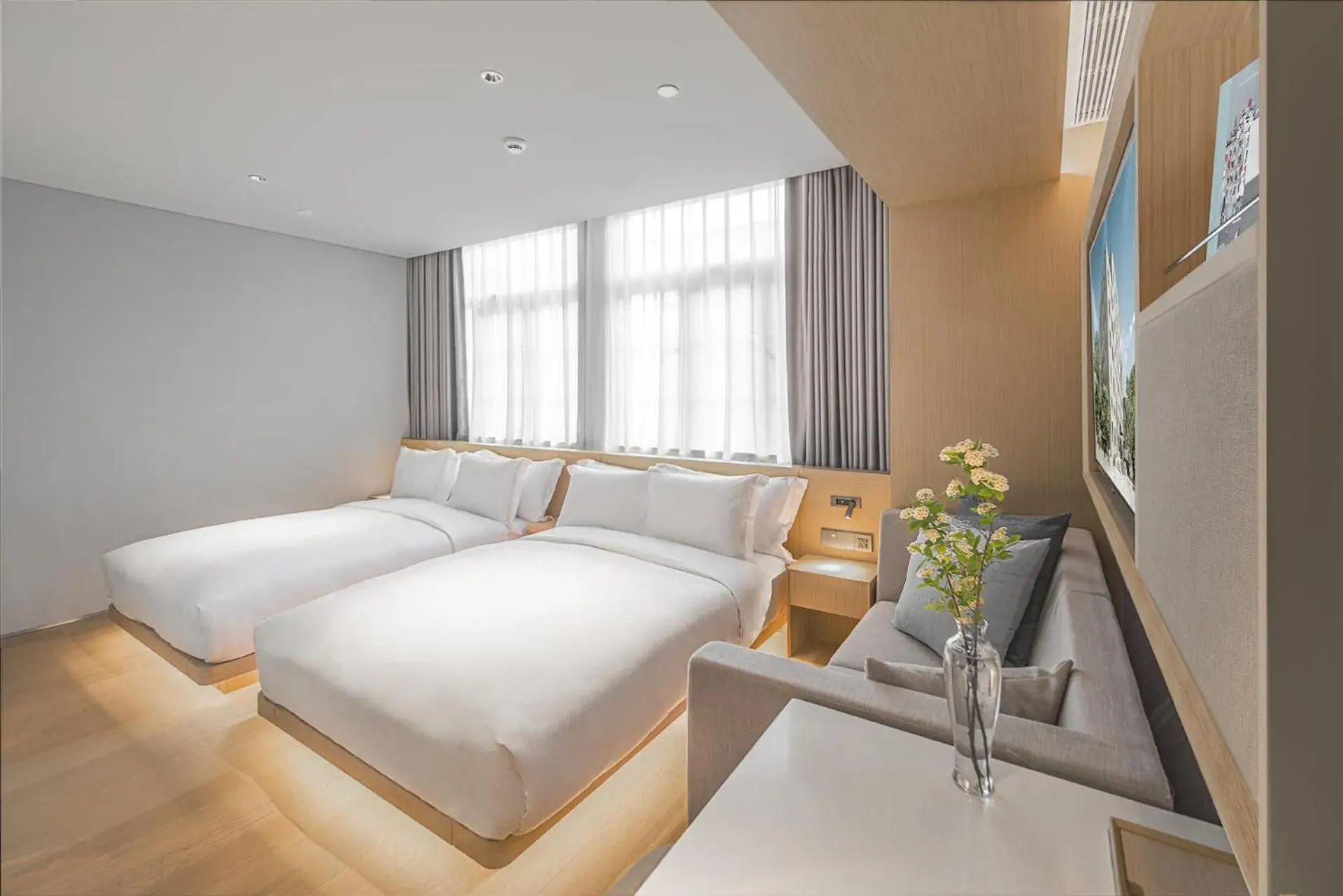 Standard Twin Room - single occupancy in HOTEL ANDI Townscape Wuhan Standard Twin Room - single occupancy in HOTEL ANDI Townscape Wuhan