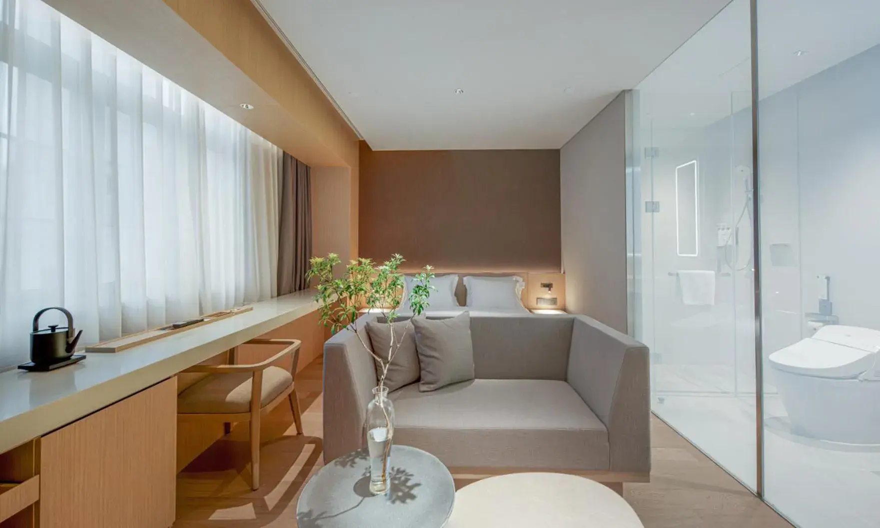 Superior Queen Room - single occupancy in HOTEL ANDI Townscape Wuhan Superior Queen Room - single occupancy in HOTEL ANDI Townscape Wuhan