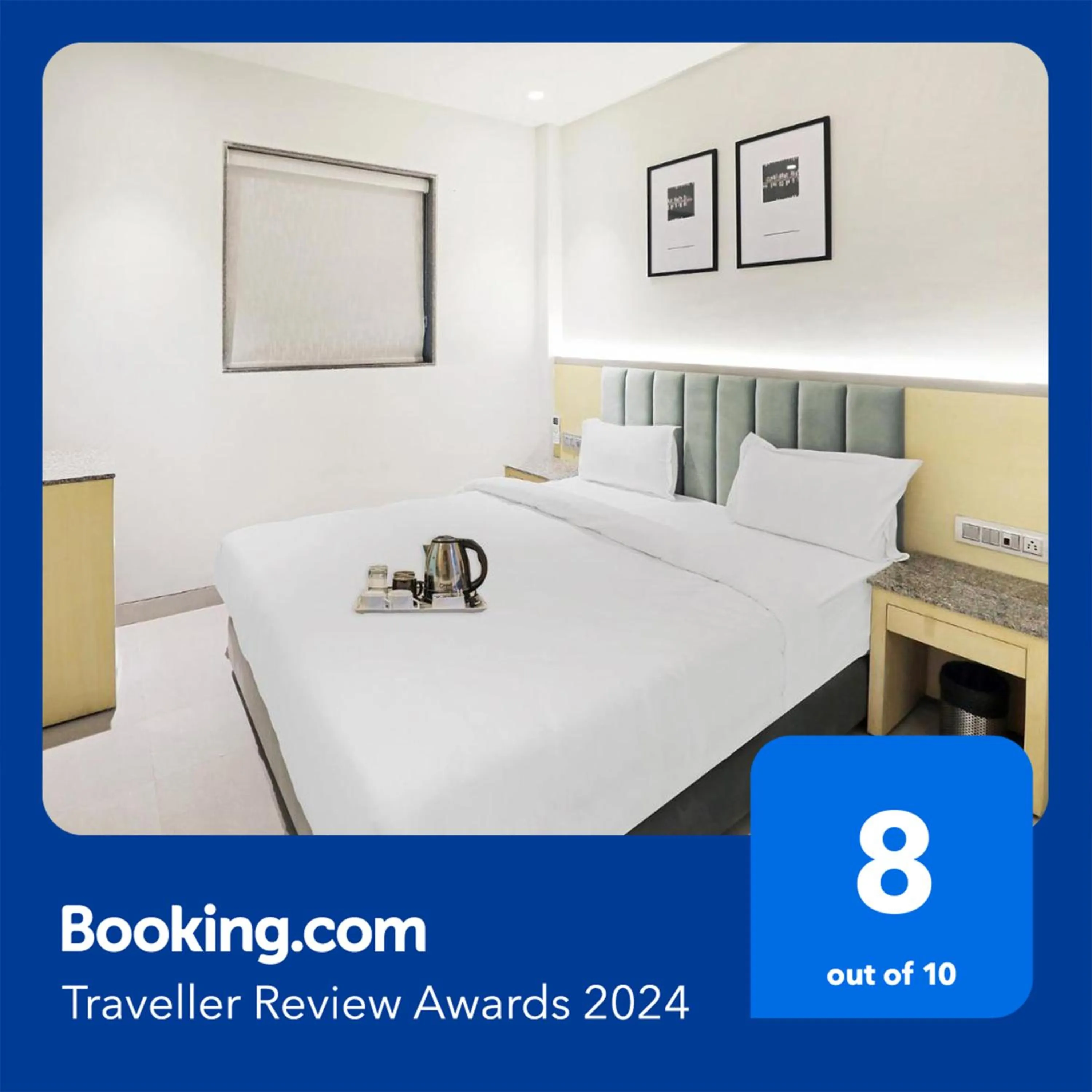 Bed in FabHotel Yellow Courtyard