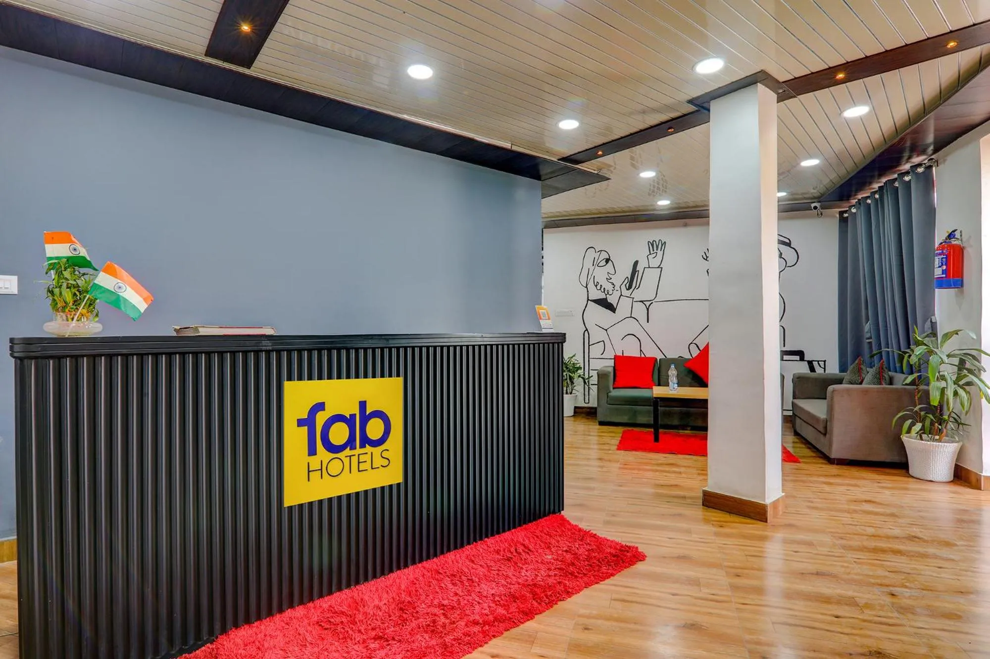 Lobby or reception in FabHotel Super 3 Premium II
