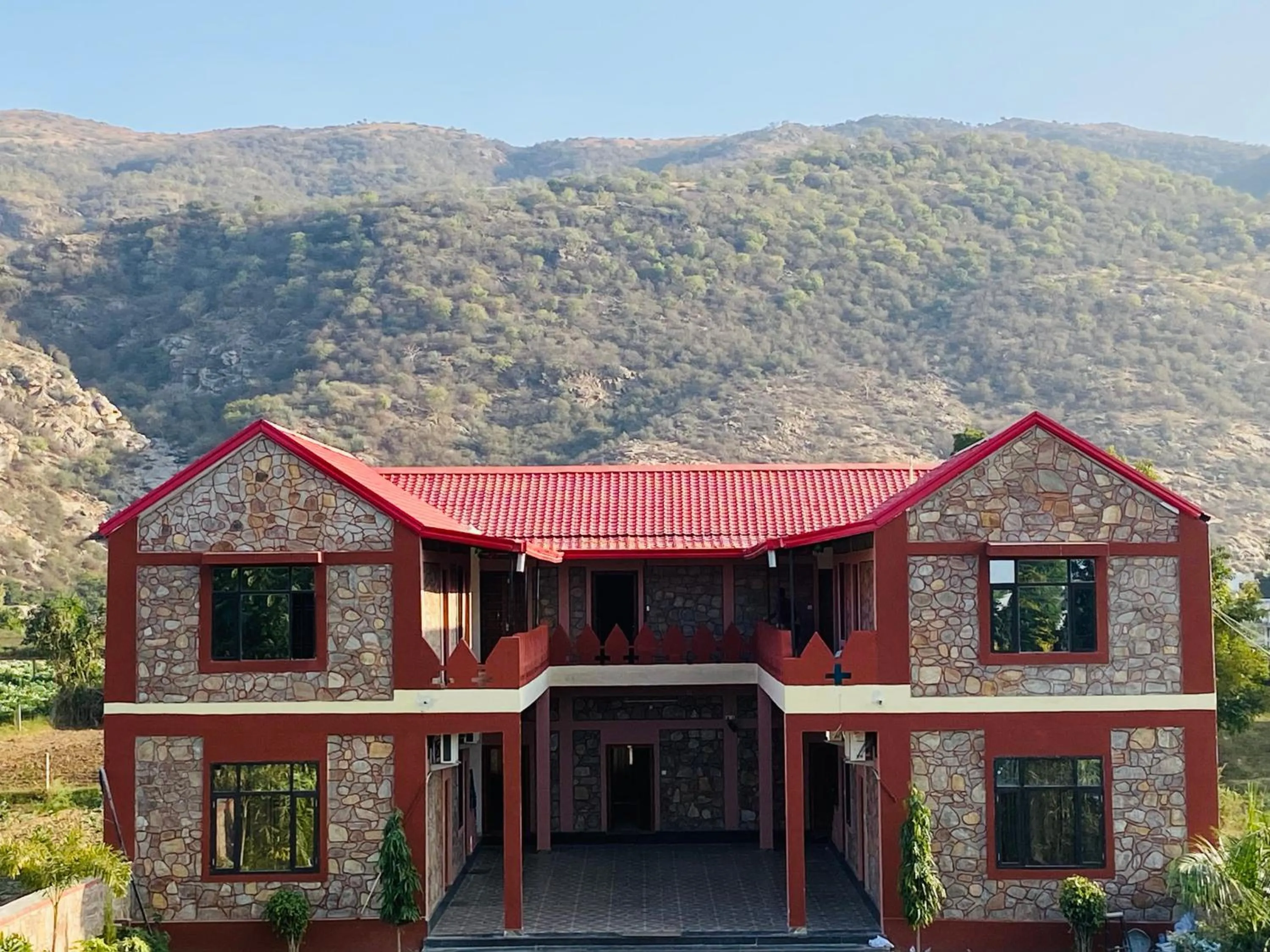 Property building in Pushkar Retreat Resort - The Nature and Mountain View Resort ,Pushkar