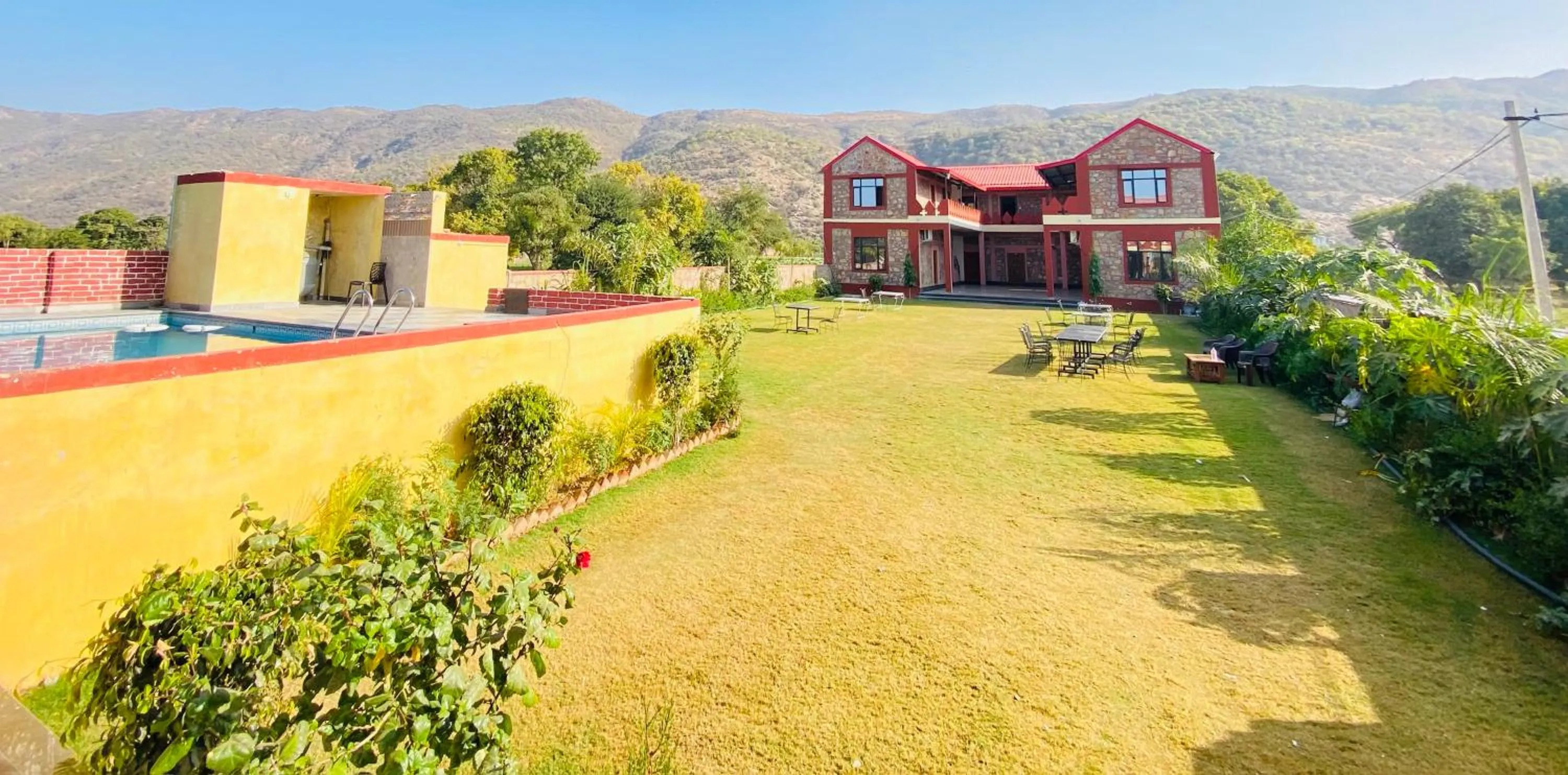 Property building in Pushkar Retreat Resort - The Nature and Mountain View Resort ,Pushkar
