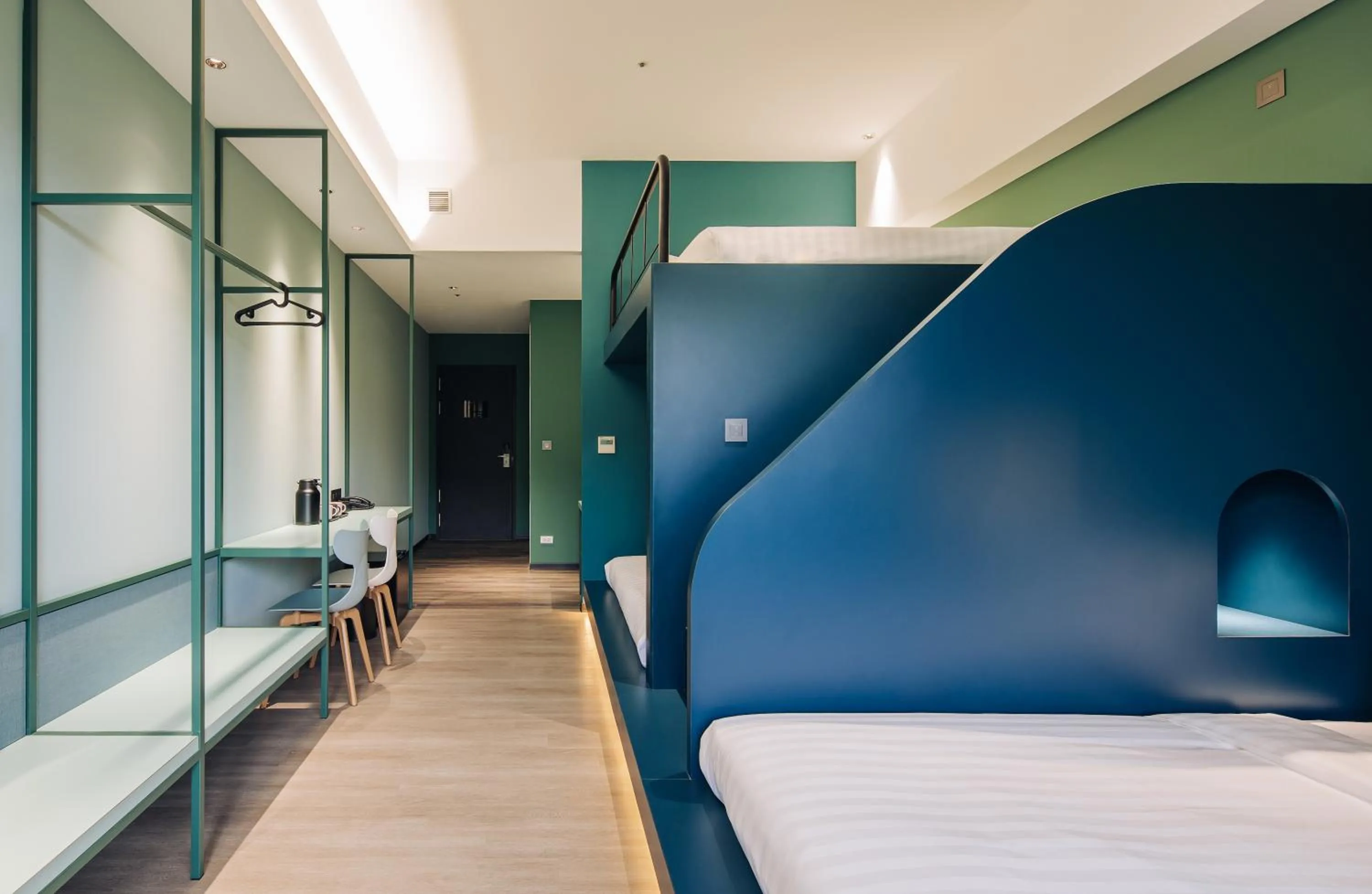 Photo of the whole room, Bed in OA HOTEL Wushih Marina