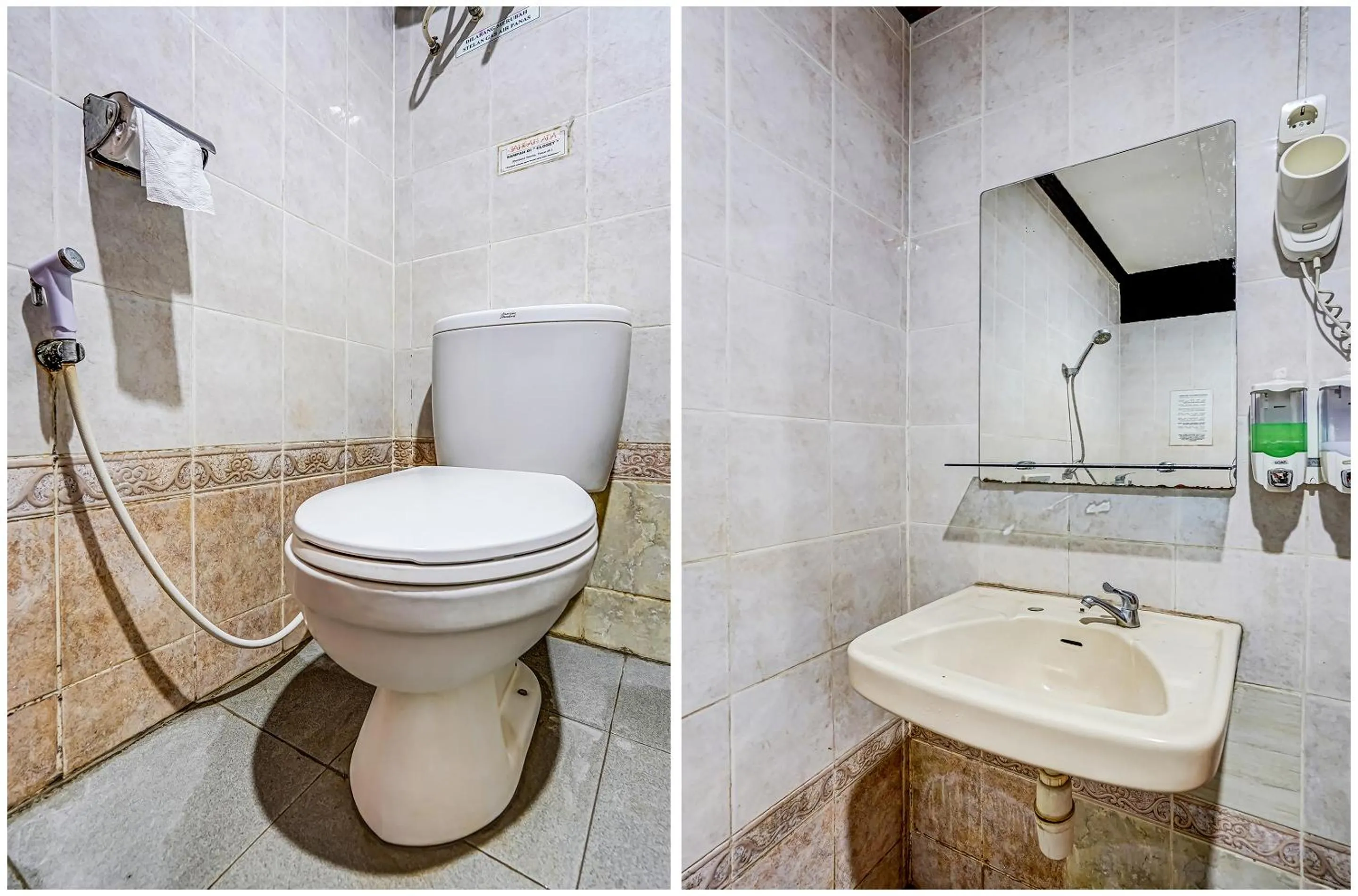 Bathroom in SPOT ON 90797 Sukun Syariah Homestay