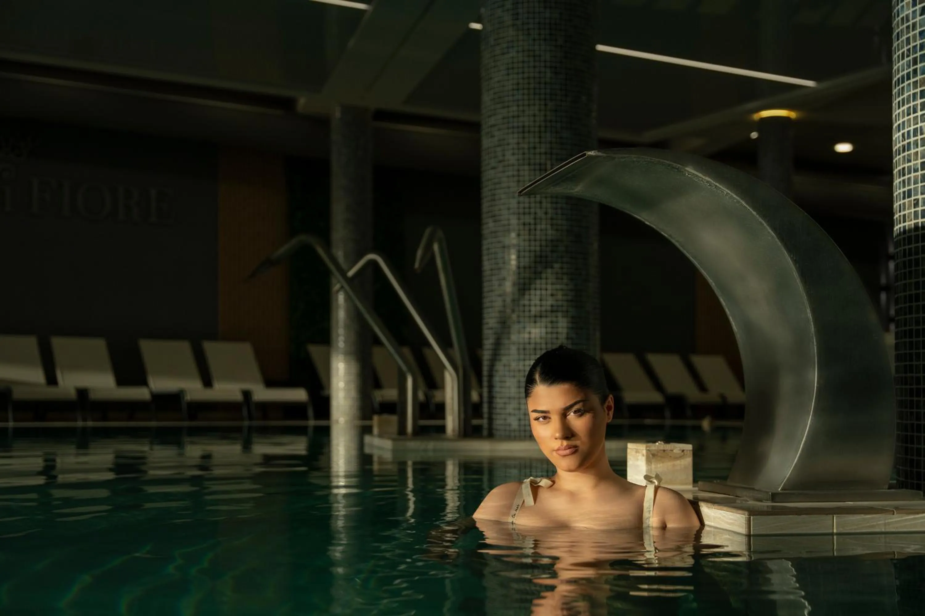 Hot Spring Bath in Casa di Fiore SPA and Medical Hotel, Mineral Pools & Private Beach