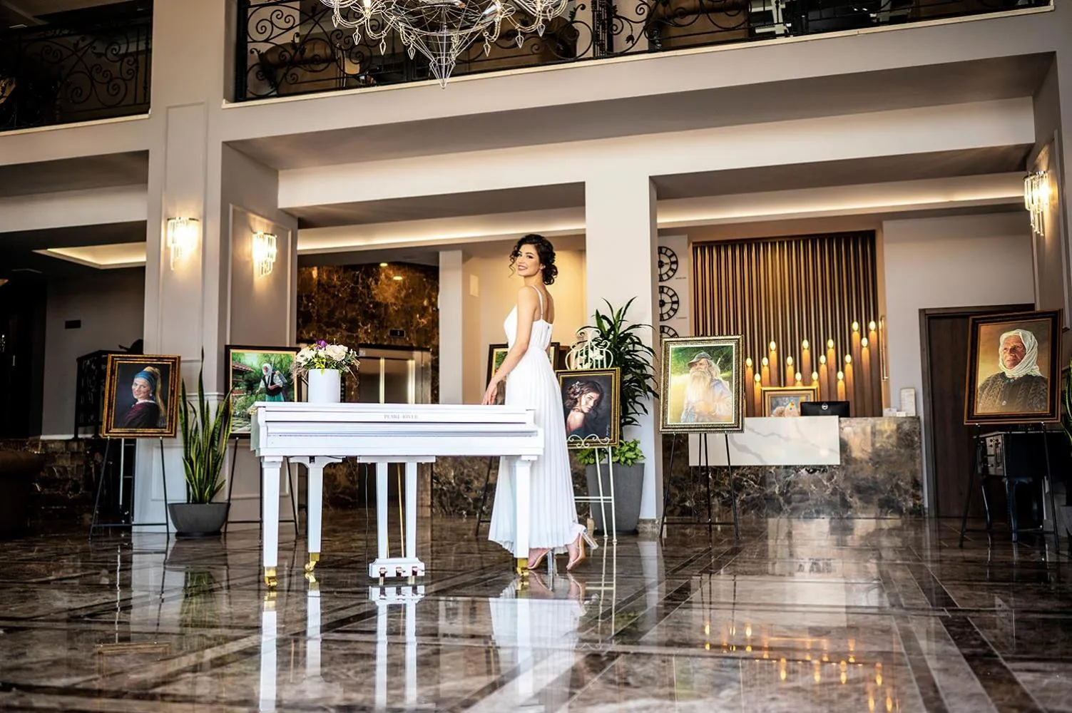 Lobby or reception in Casa di Fiore SPA and Medical Hotel, Mineral Pools & Private Beach
