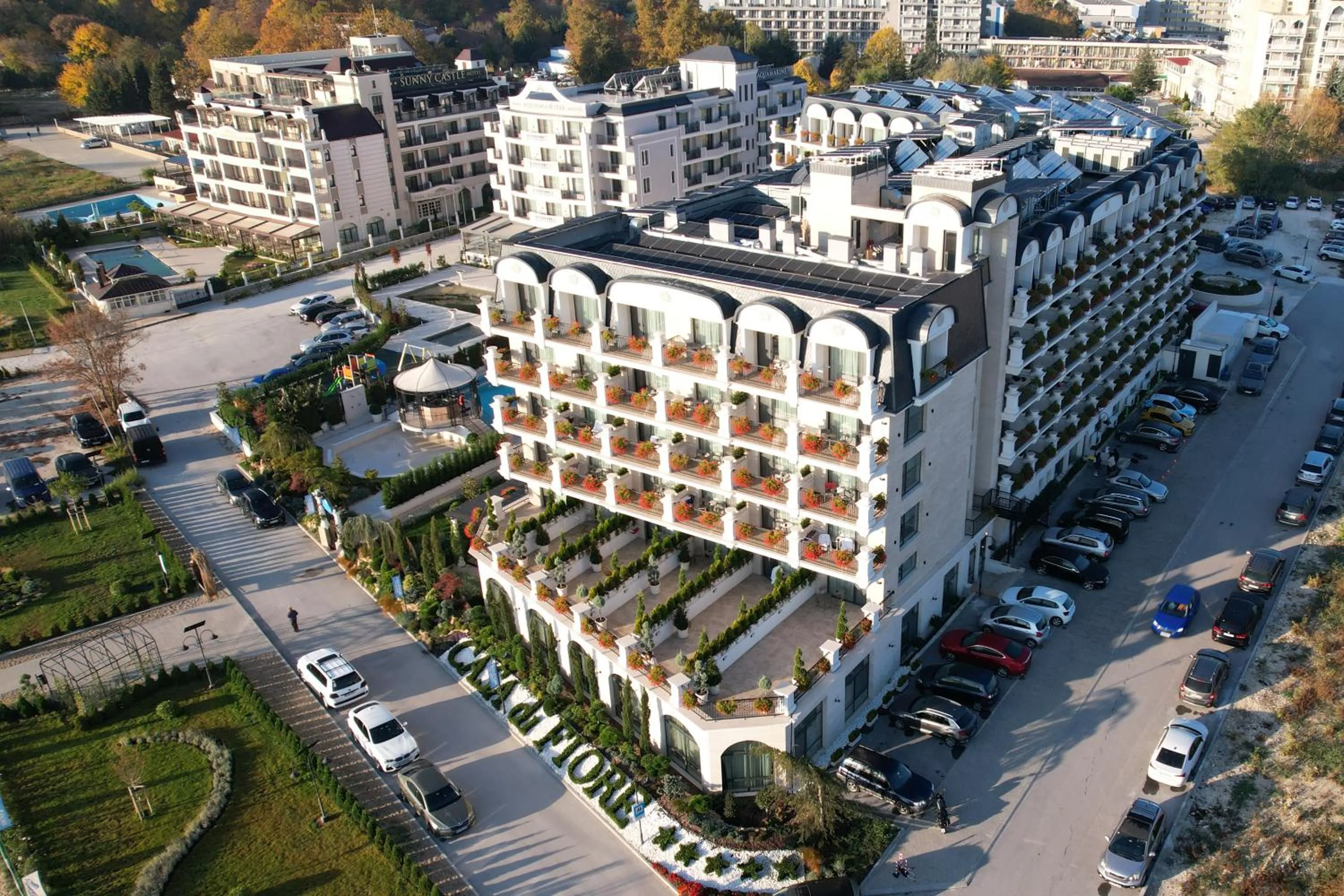 Patio in Casa di Fiore SPA and Medical Hotel, Mineral Pools & Private Beach