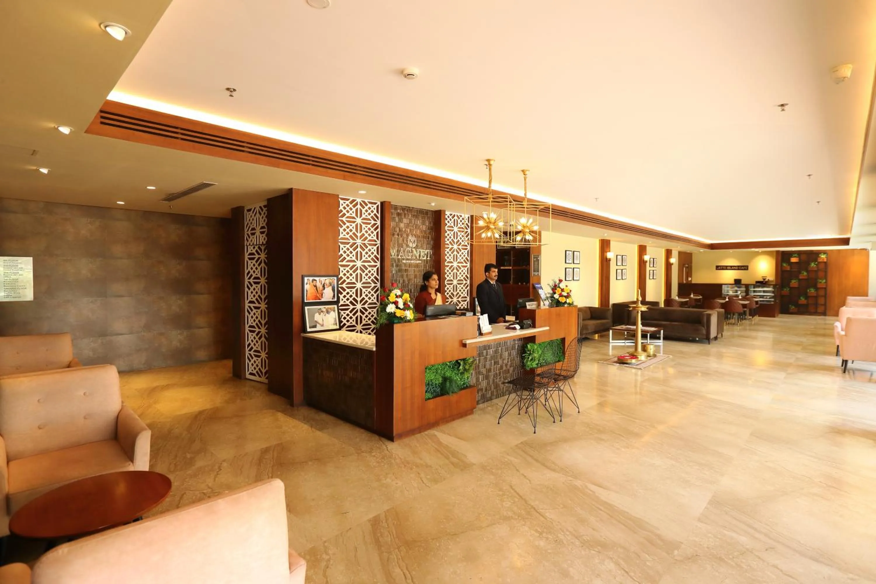Lobby or reception in Magnet Hotel