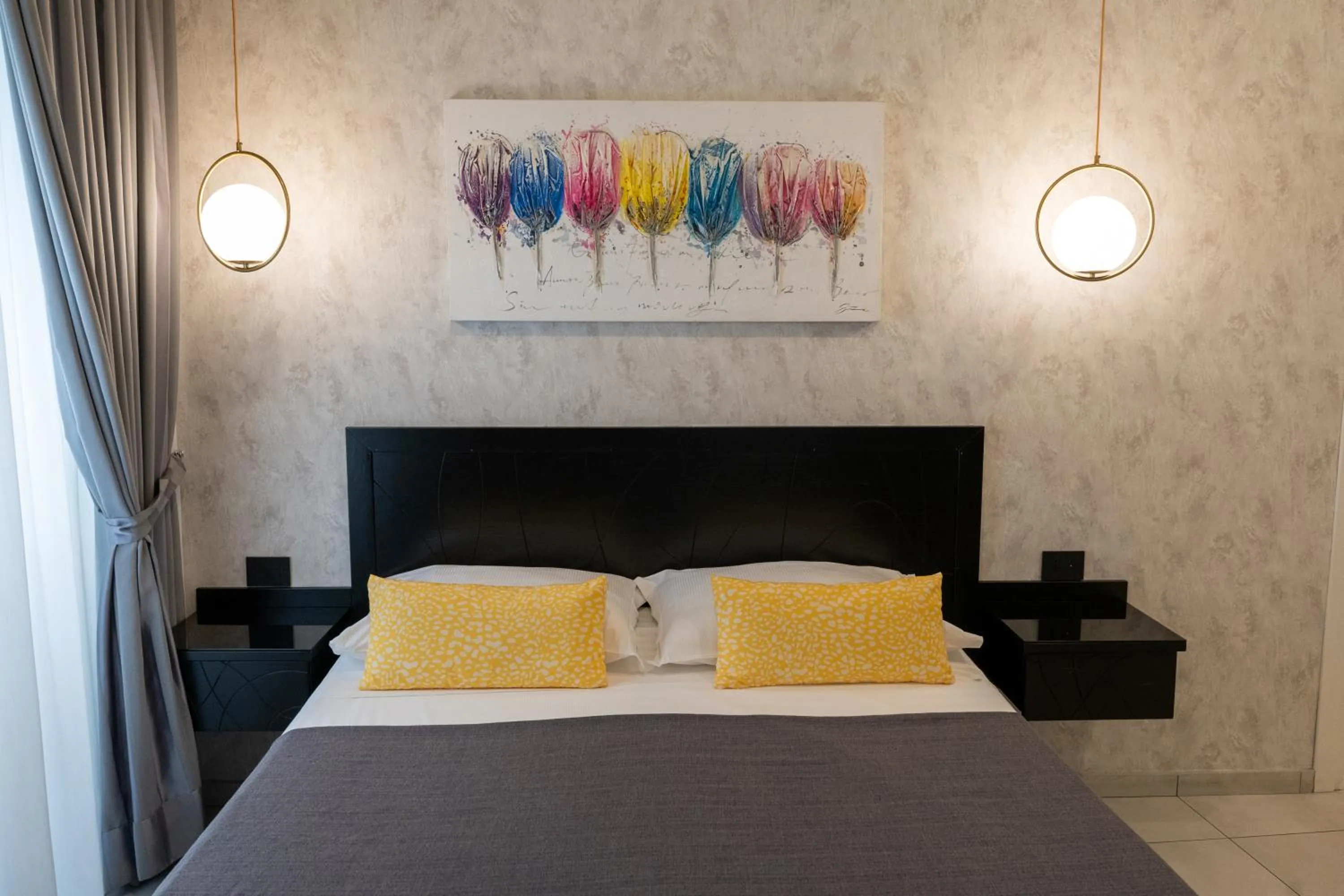 Bedroom, Bed in Hotel San Michele