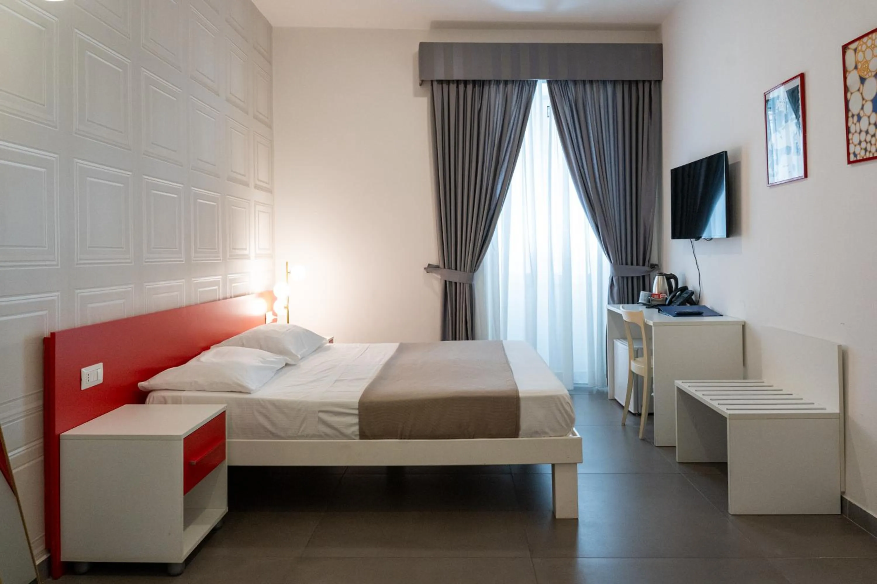 Bedroom, Bed in Hotel San Michele