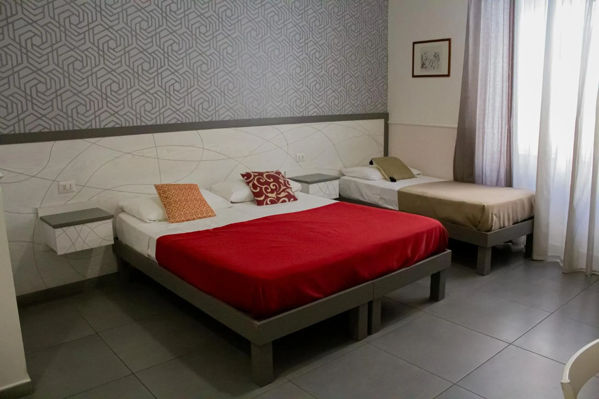 Bed in Hotel San Michele