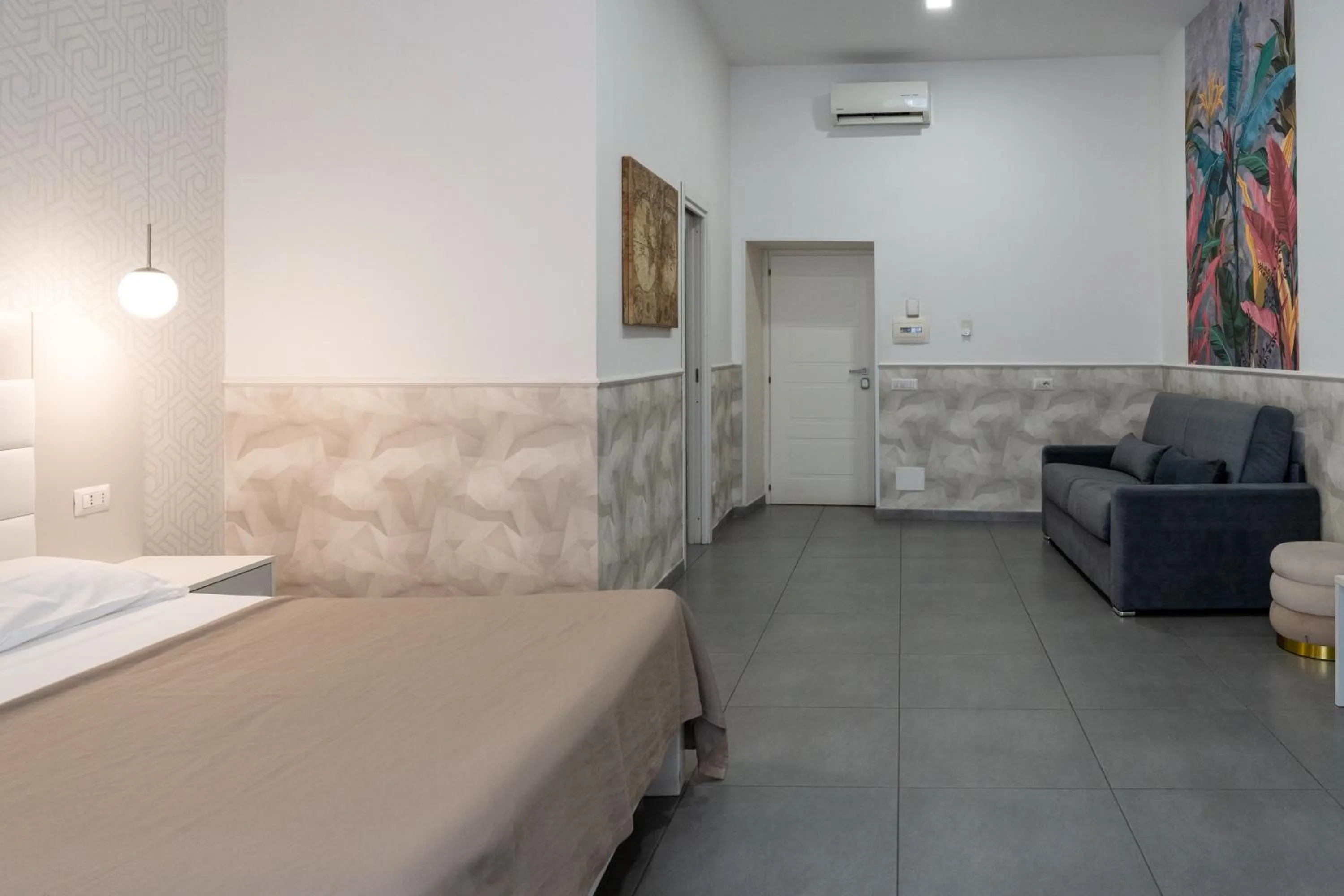 Bedroom, Bed in Hotel San Michele