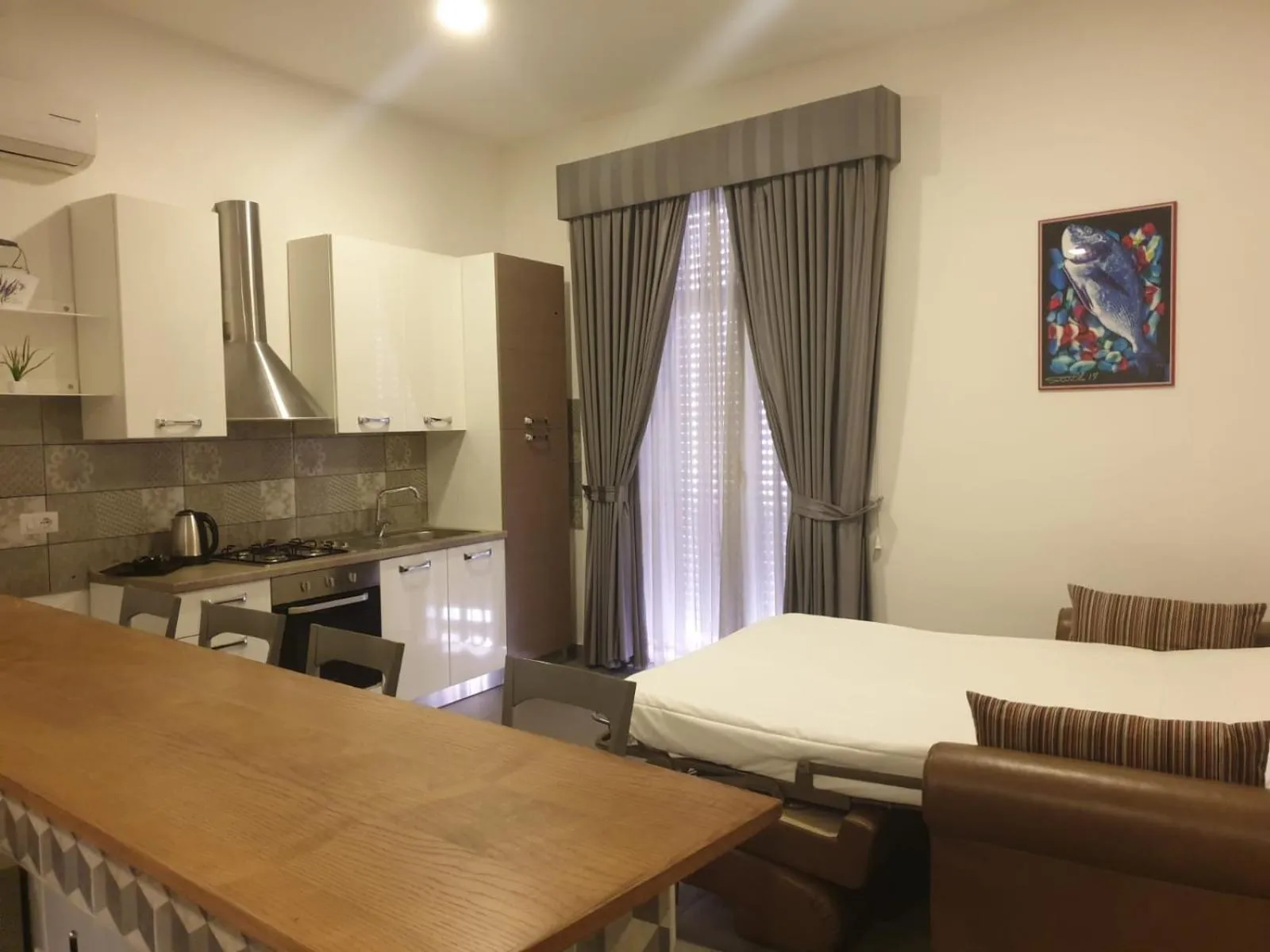 Kitchen or kitchenette in Hotel San Michele